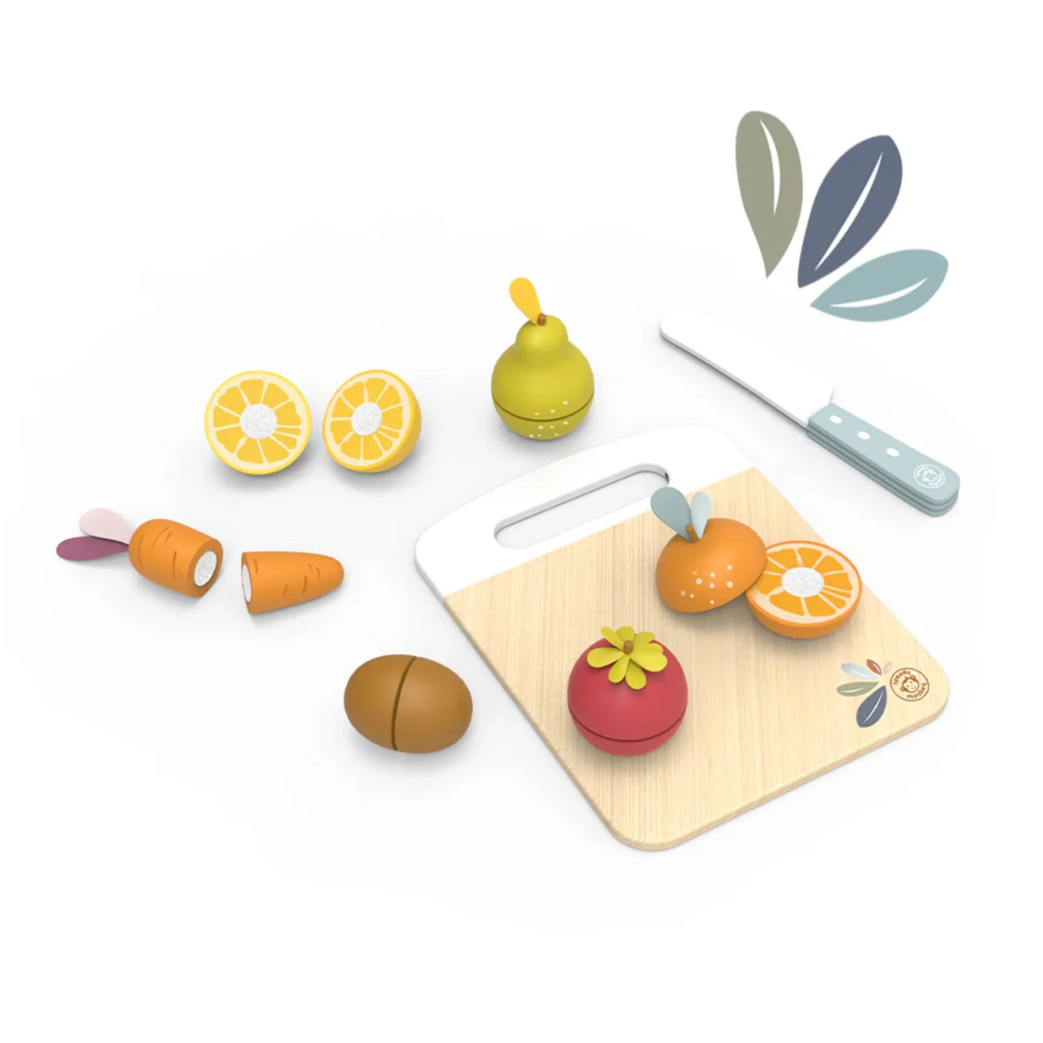 Fruits Et Légumes en Bois à Découper