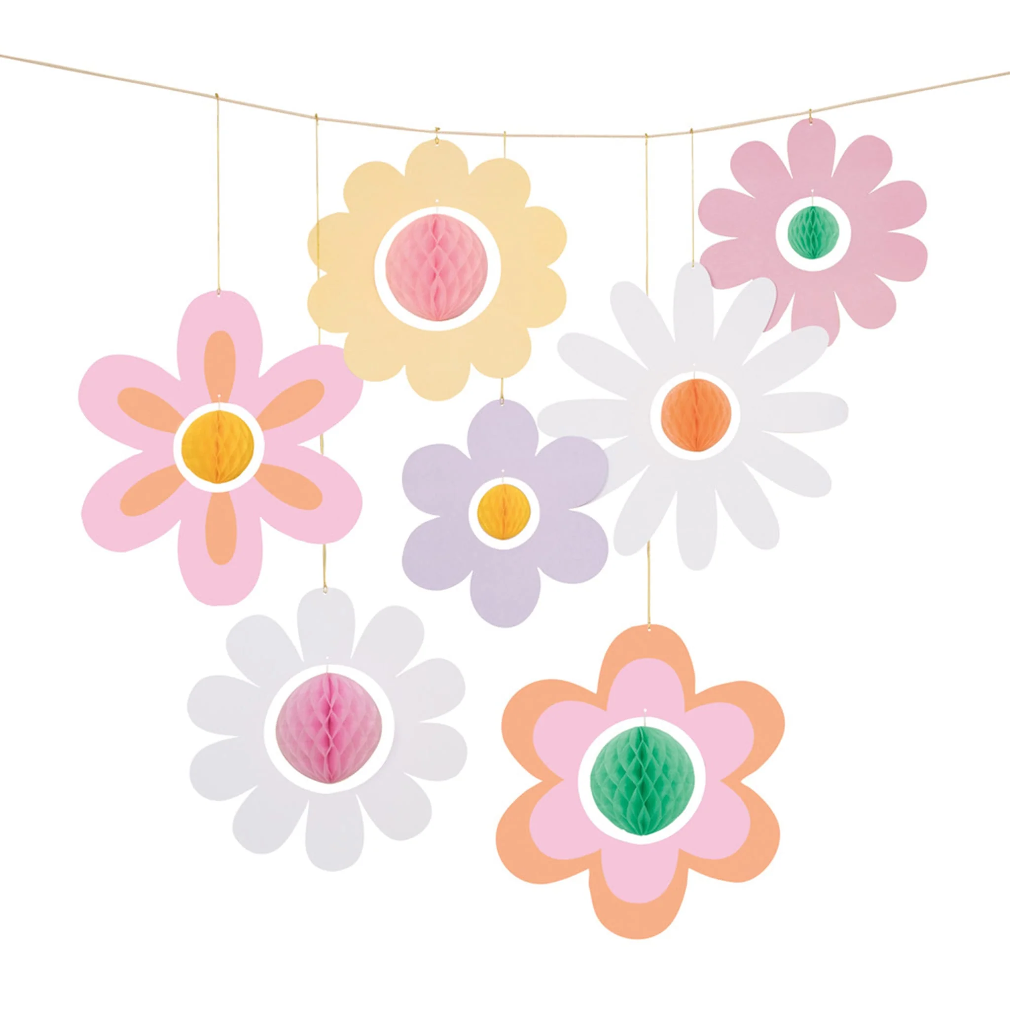 Guirlande en Papier - Fleurs Icônes