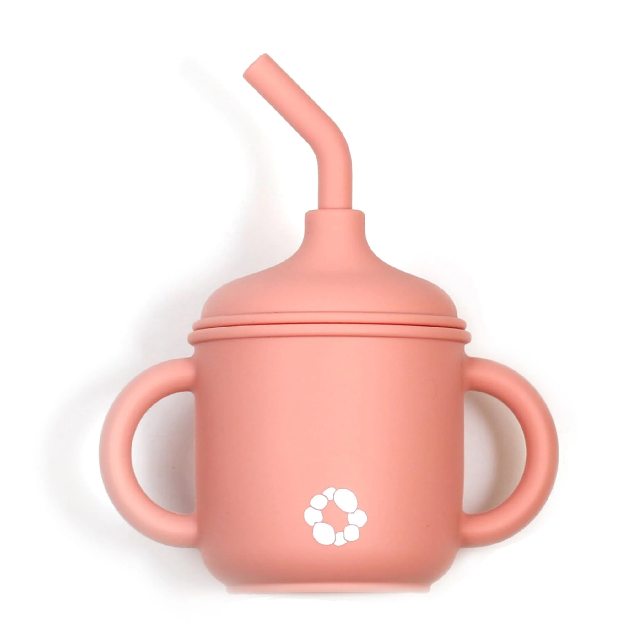 Gobelet Paille en Silicone - Blush