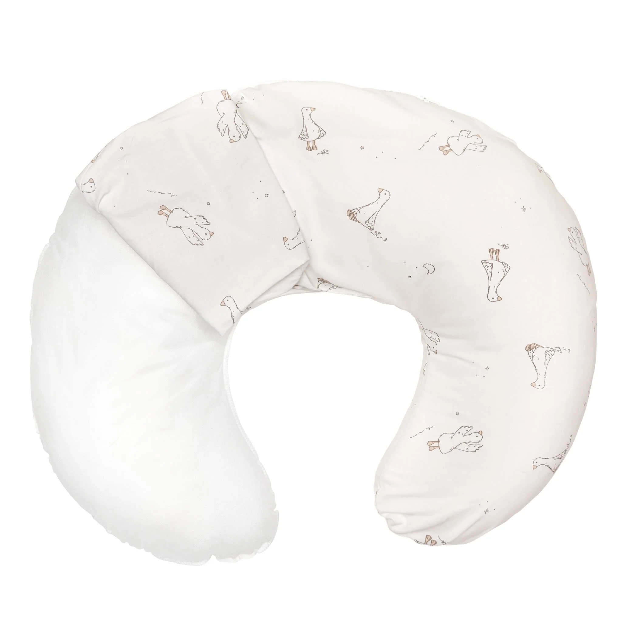 Housse pour Coussin d'Allaitement - Oies