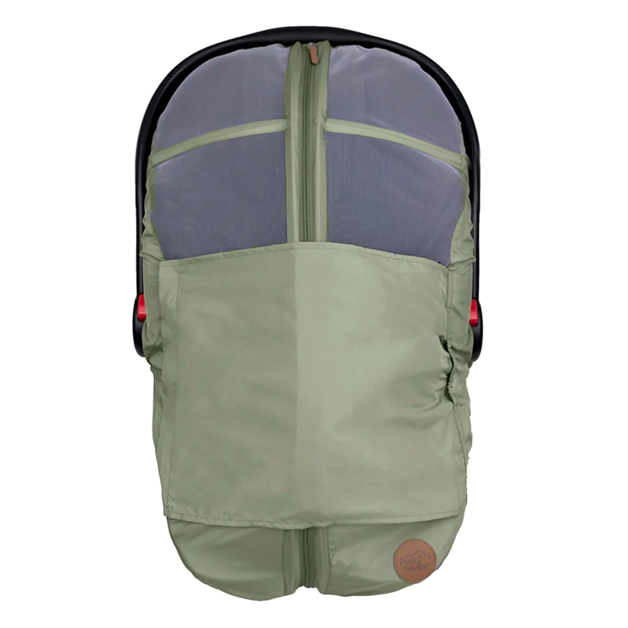 Housse avec protection UV pour coquille de bébé - Sauge - Image 3