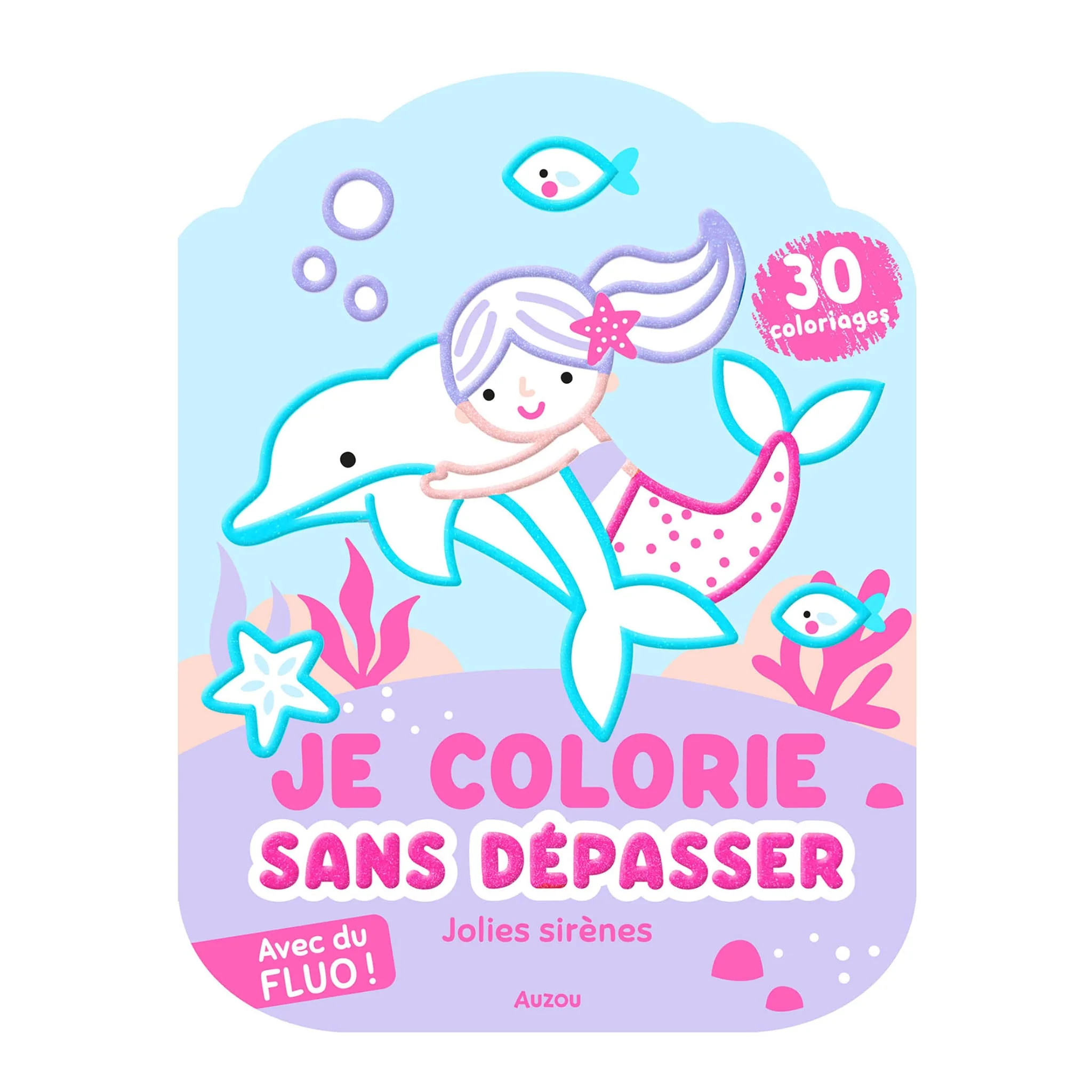 Je Colorie Sans Dépasser - Jolies  Sirènes