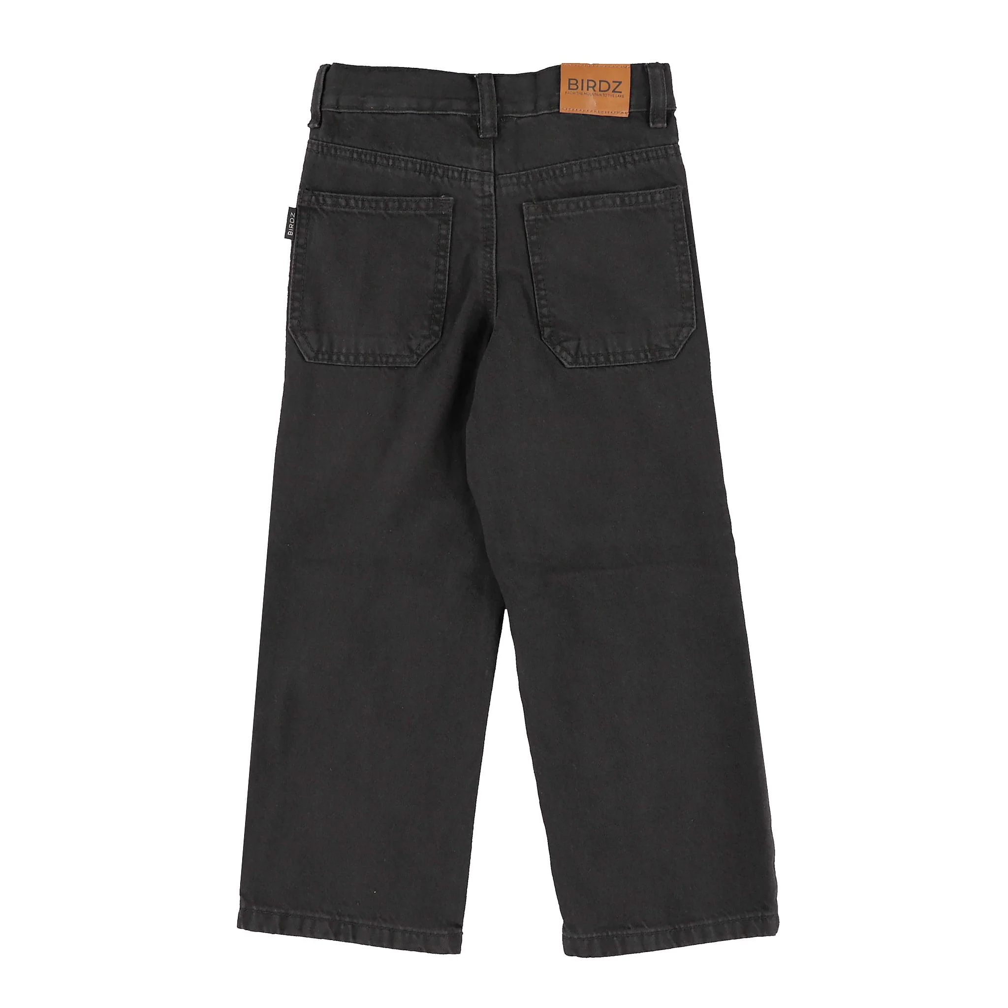 Jeans Jambe Large Noir 2-8ans - Image 2