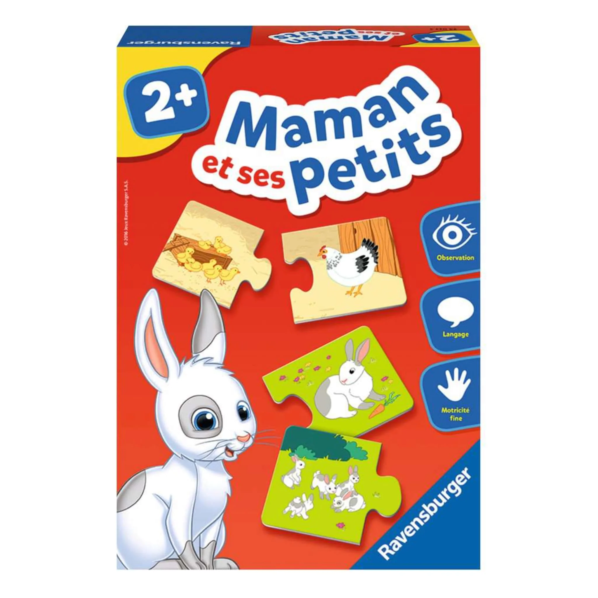 Ravensburger - Jeu Educatif - Maman et ses petits - Découverte des animaux - Image 2