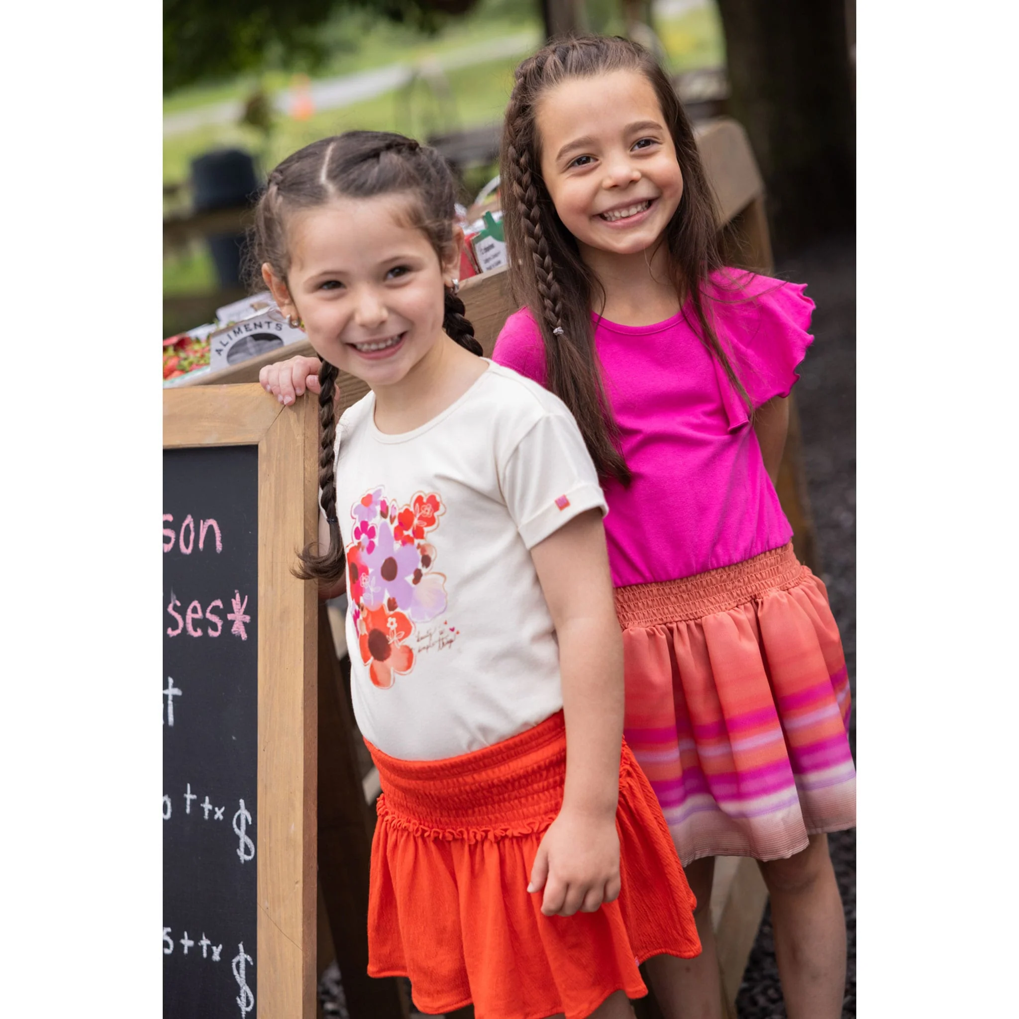 Jupe-culotte Fleurs 2-12ans - Image 3