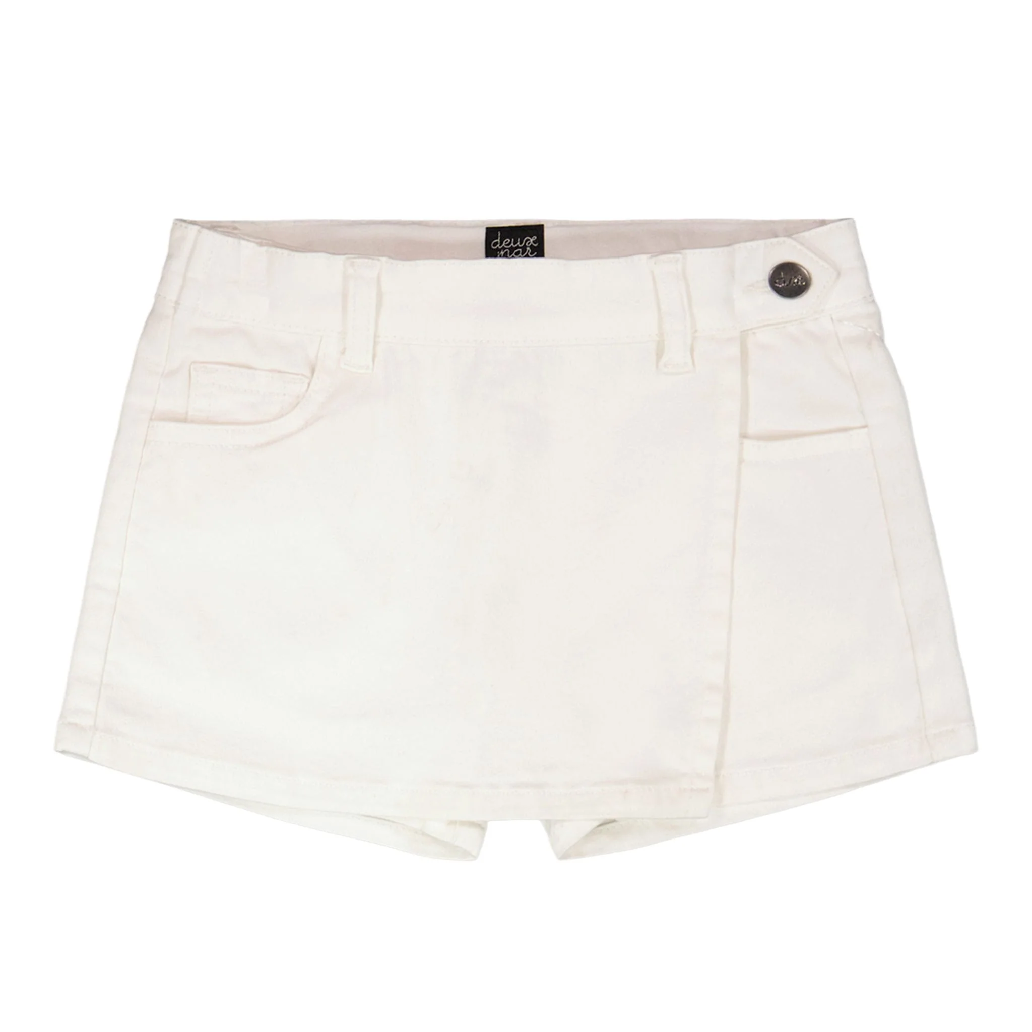 Jupe Short Essentiel Blanc 3-6ans