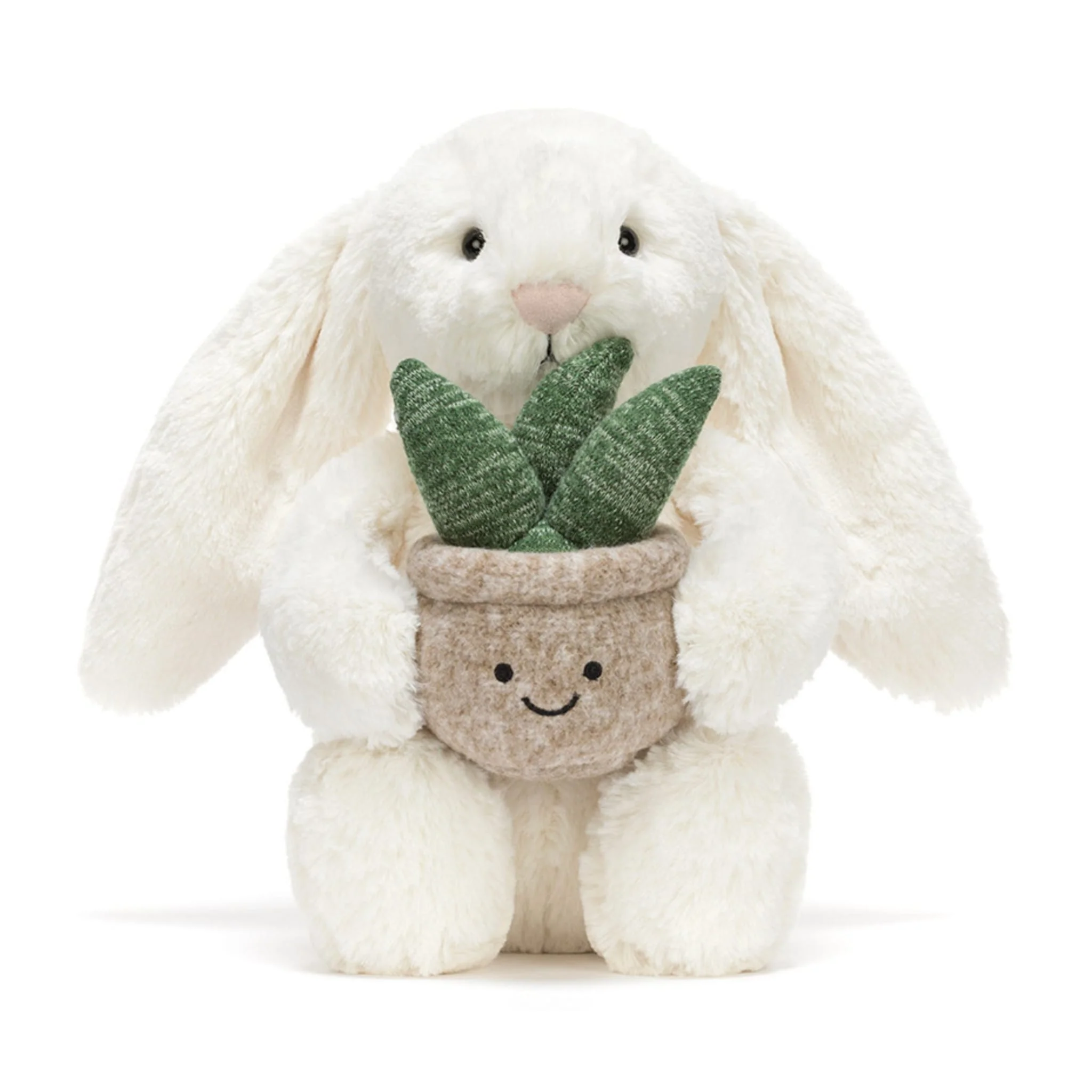 Lapin Crème Avec Plante - Image 3