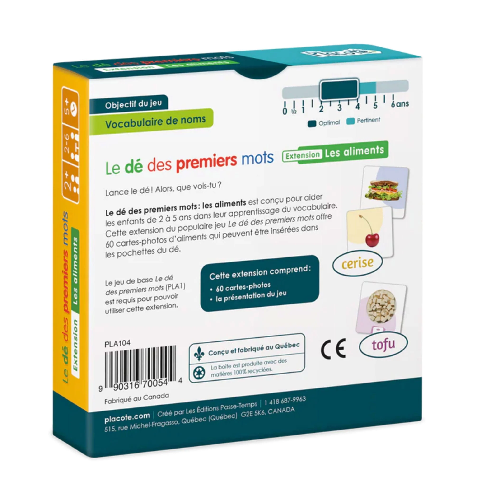 Le dé des premiers mots - Les aliments (extension) - Image 7
