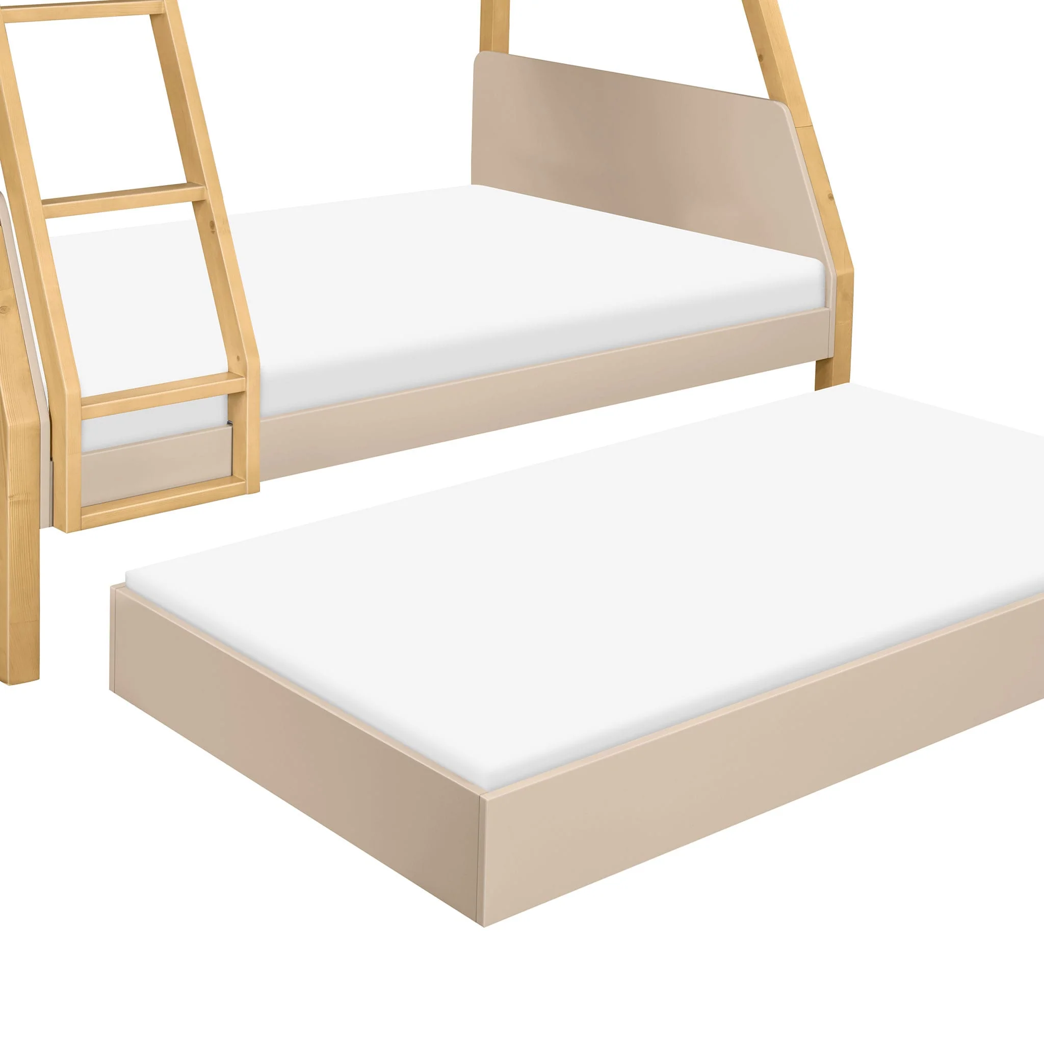 Lit Superposé TipToe Simple sur Double - Taupe / Miel - Image 10