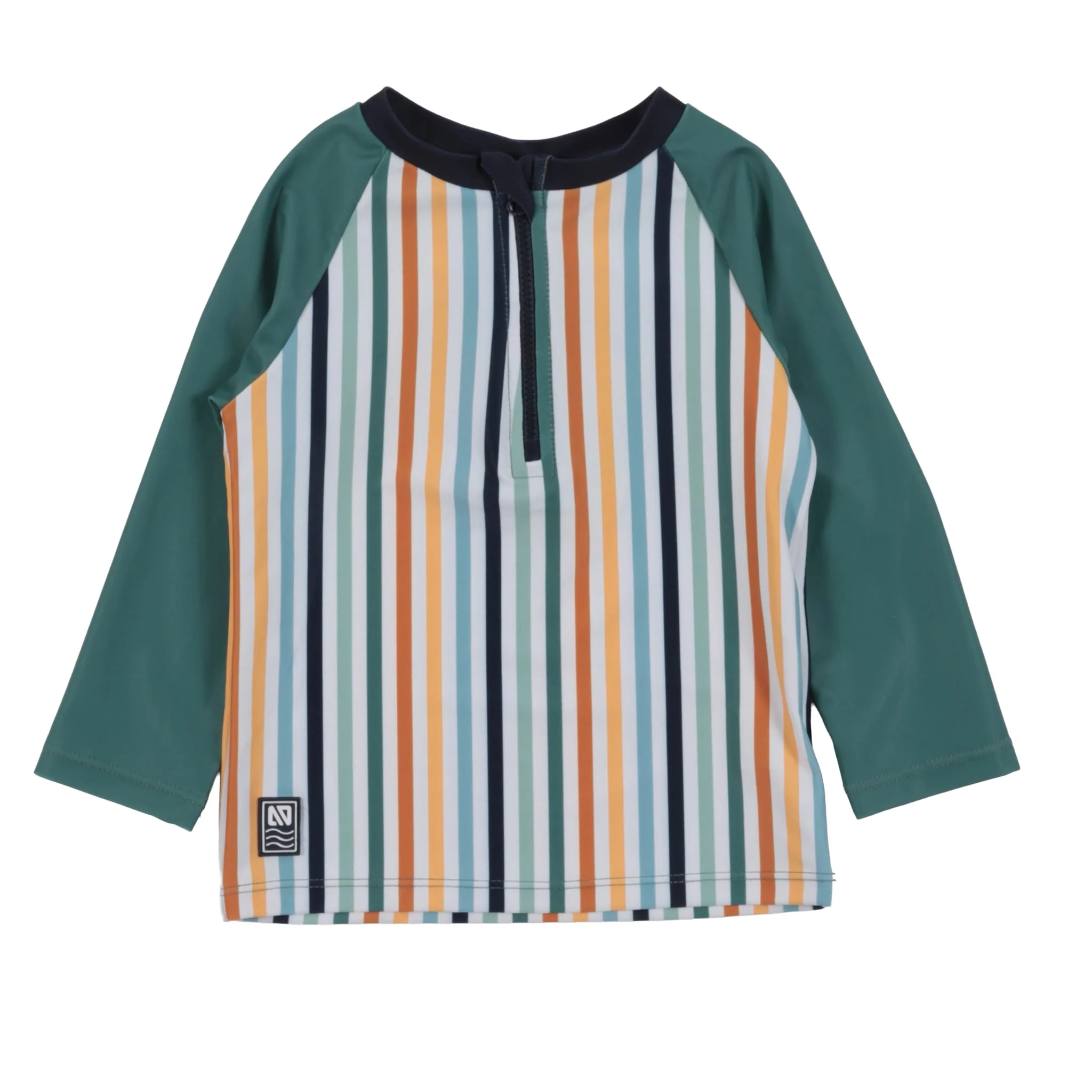 Maillot UV Manches Longues  Deux Pièces Rayé 2-4ans - Image 5