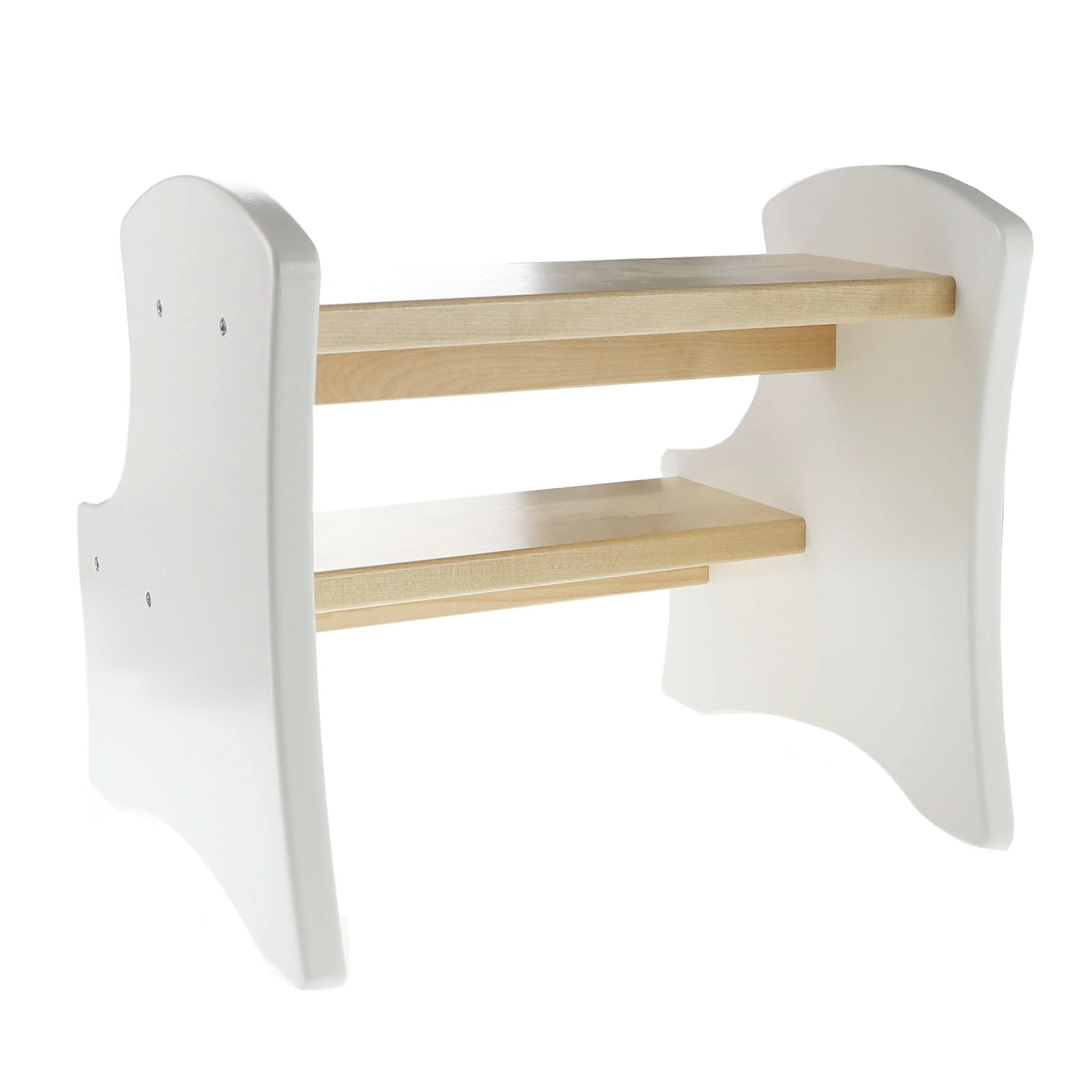 Marche-pied en Bois - Blanc Naturel - Image 4