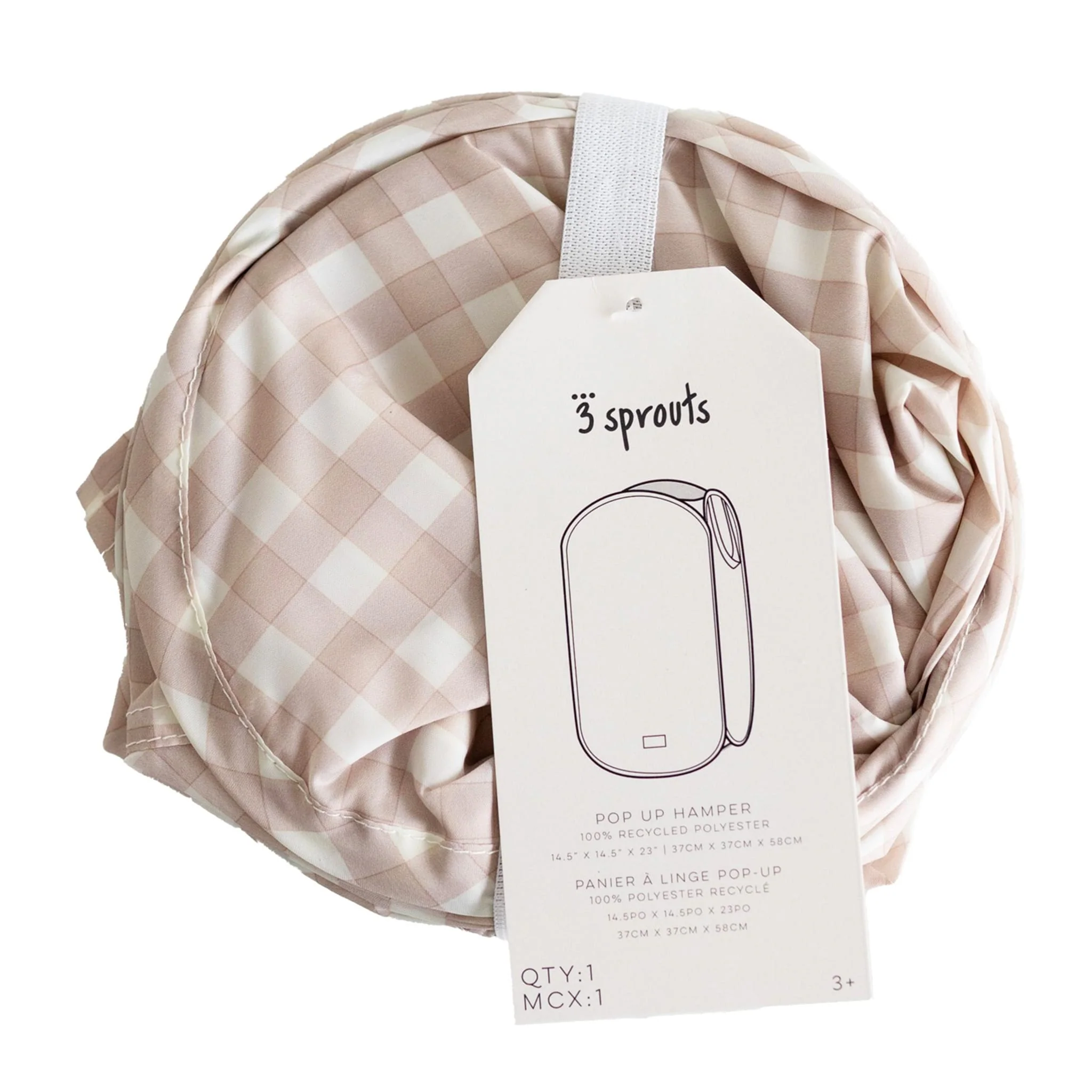 Panier à Linge Pop-up - Vichy - Image 10