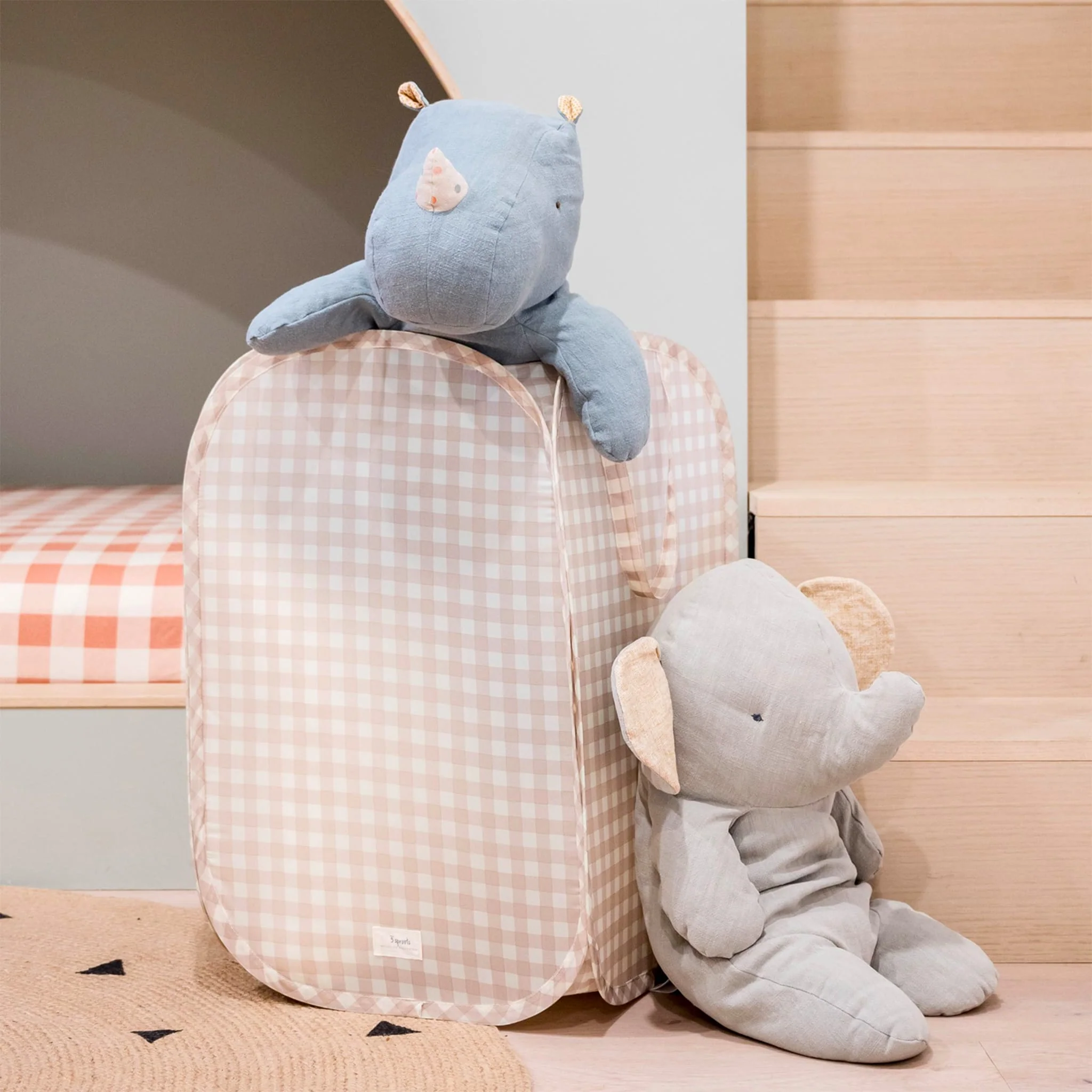 Panier à Linge Pop-up - Vichy - Image 4