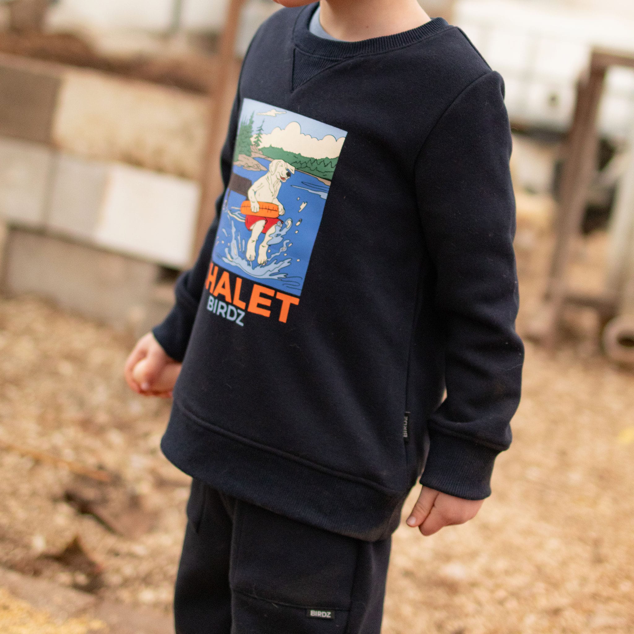 Pantalon Ouaté Birdz 2-10ans - Image 2