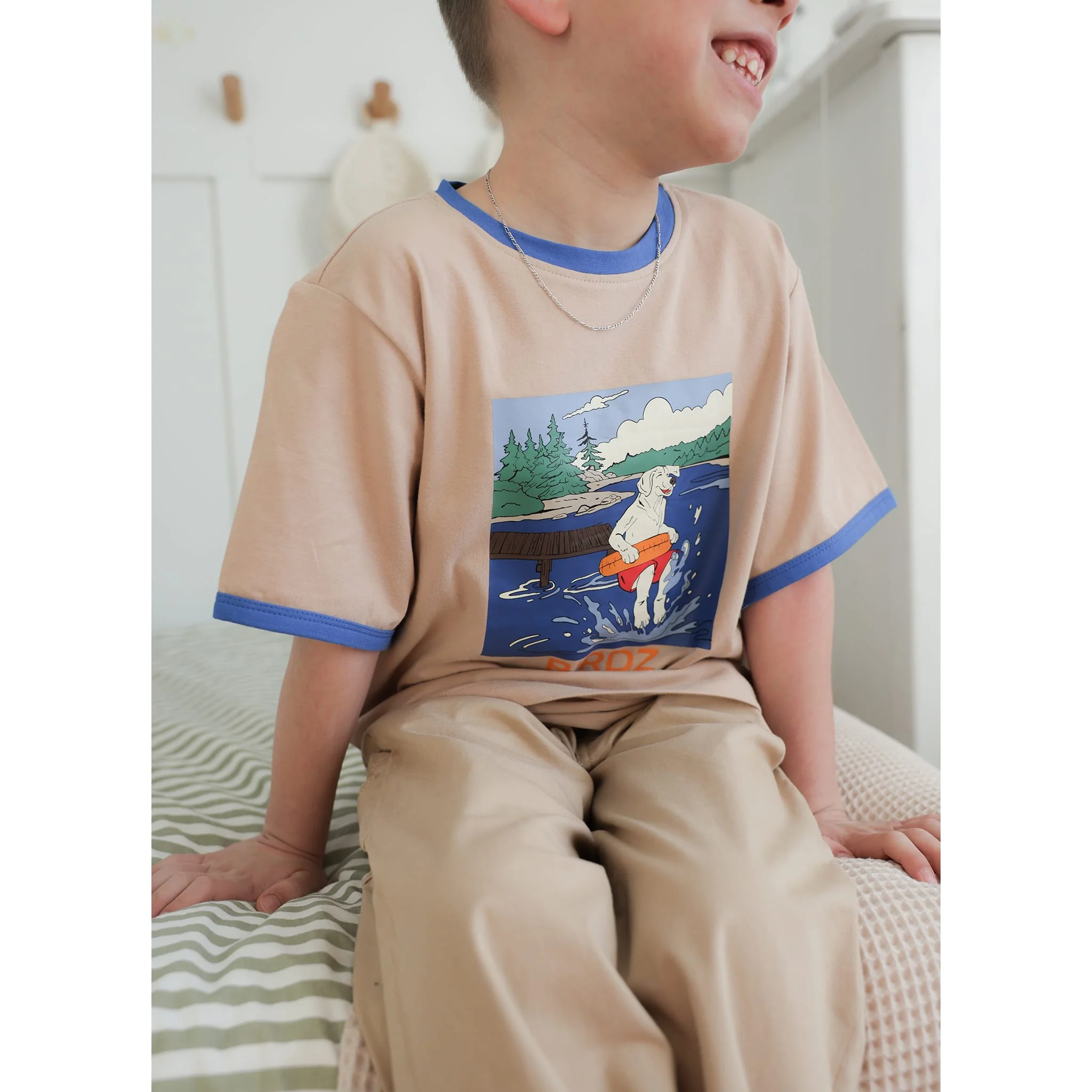 Pantalon Twill Beige 2-8ans - Image 6