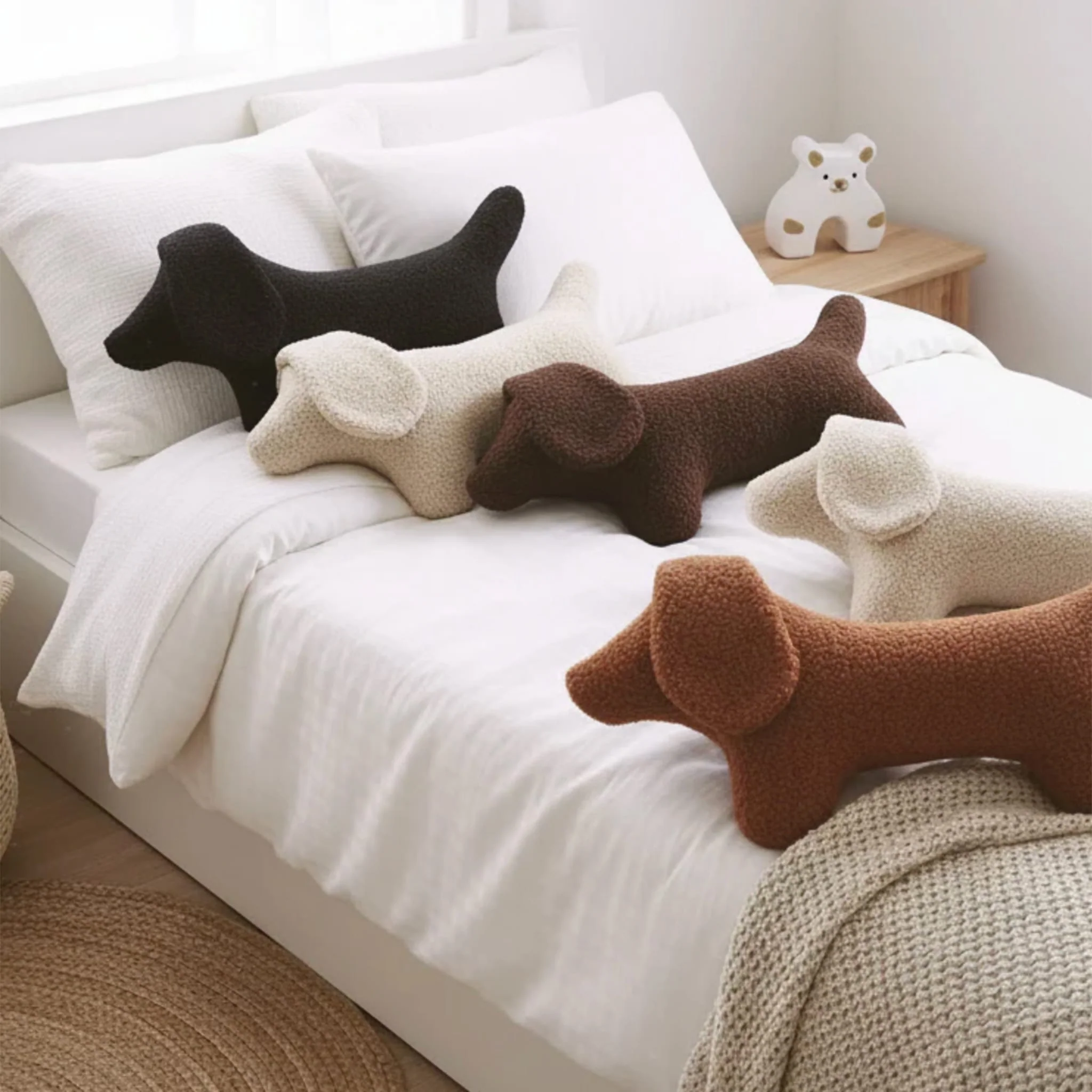Peluche Chien Teckel - Noir - Image 2