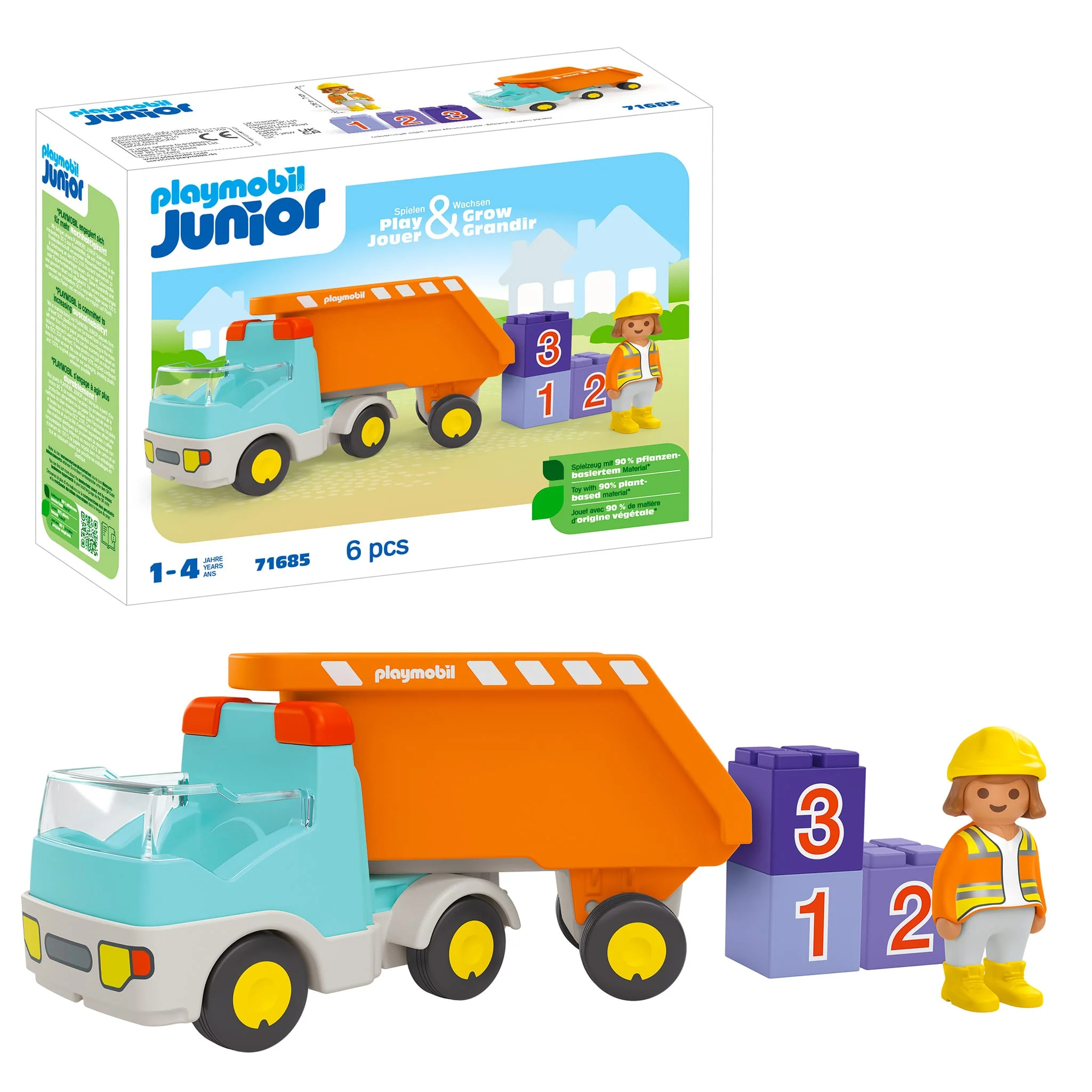 Playmobil Junior Camion Benne - Image 3