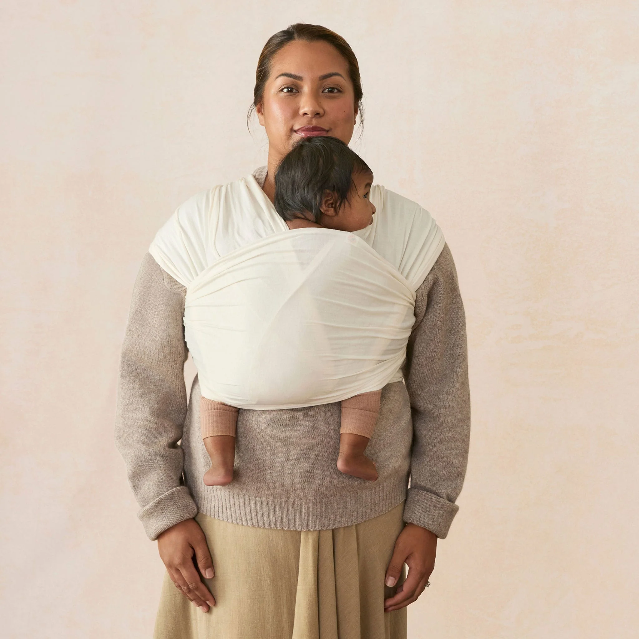 Porte-Bébé Écharpe Aura - Crème - Image 3