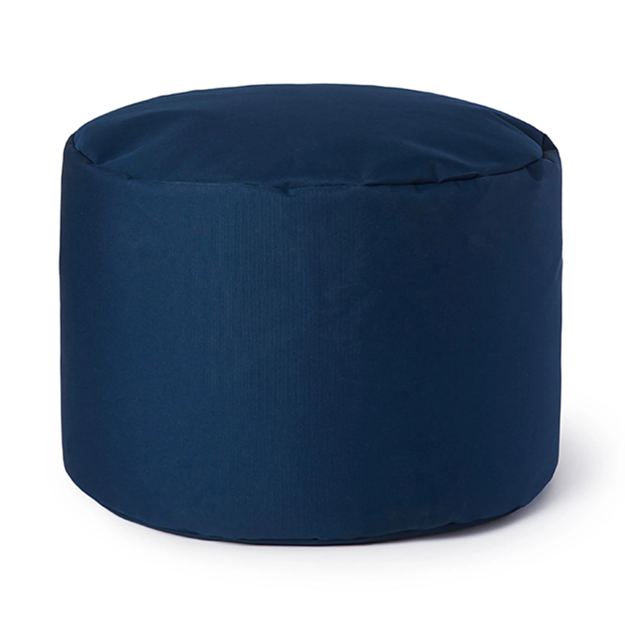 Pouf Repose-pieds Rond  - Marin