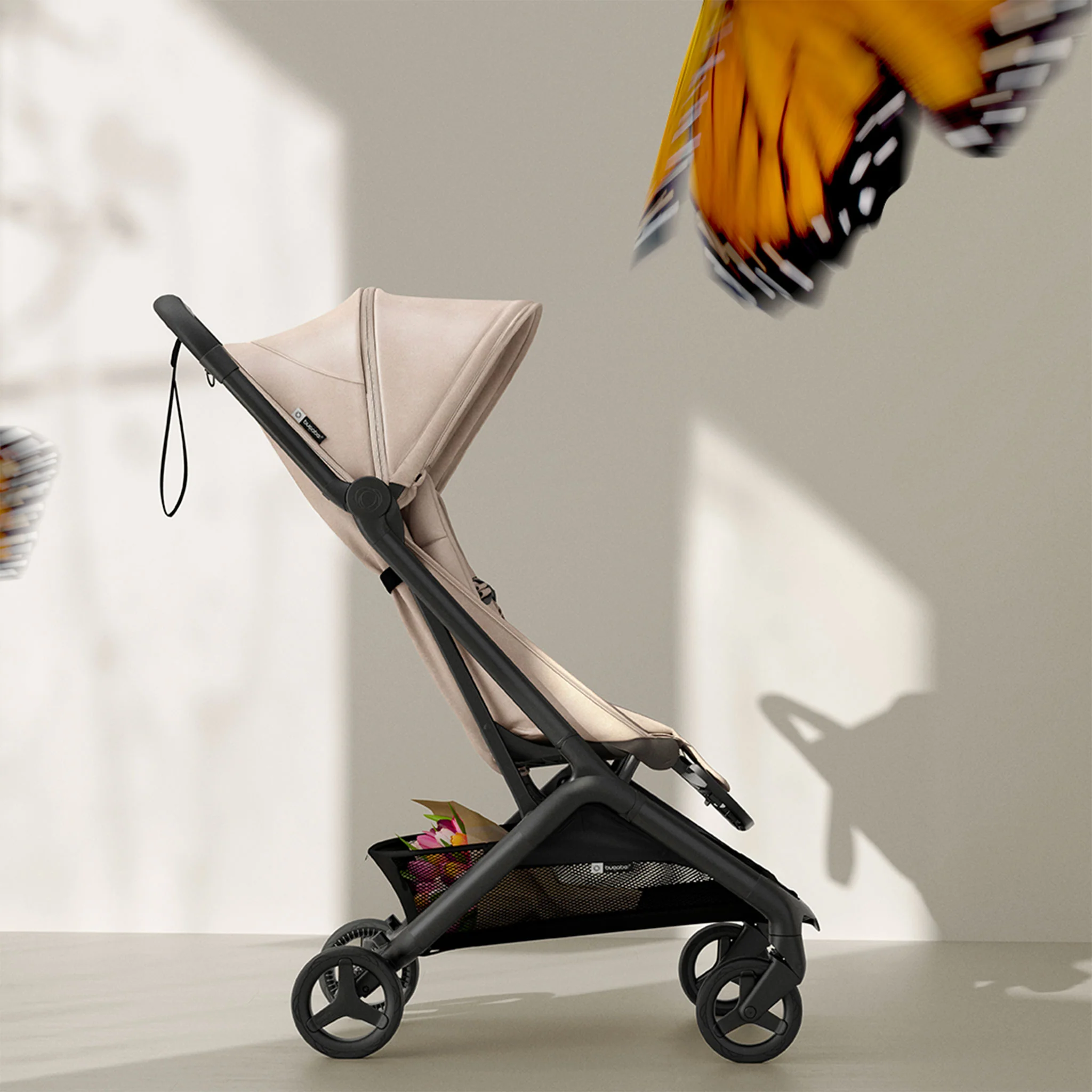 Poussette Butterfly 2 - Taupe Desert - Image 2