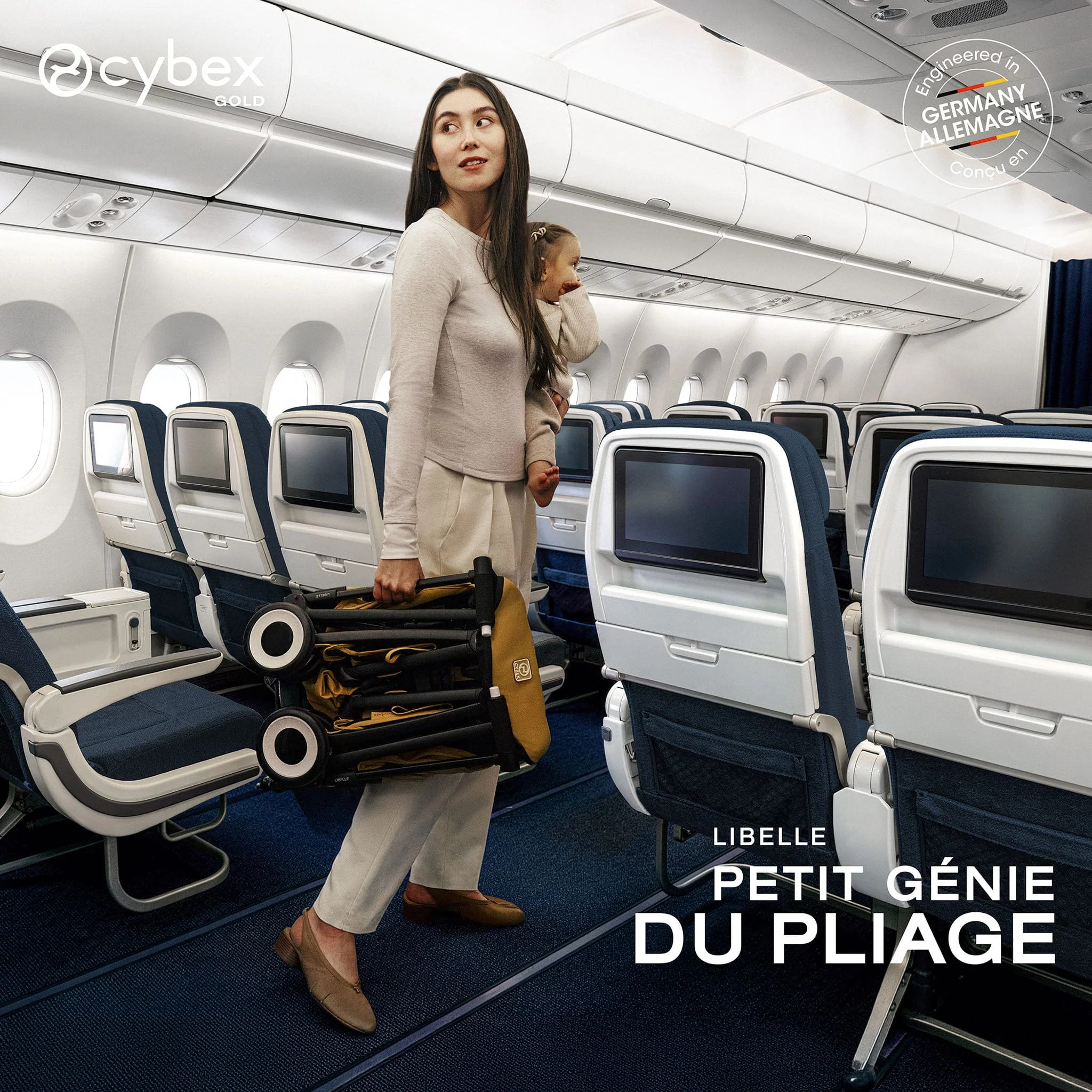 Poussette de voyage ultra légère LIBELLE - Dune Gris - Image 8