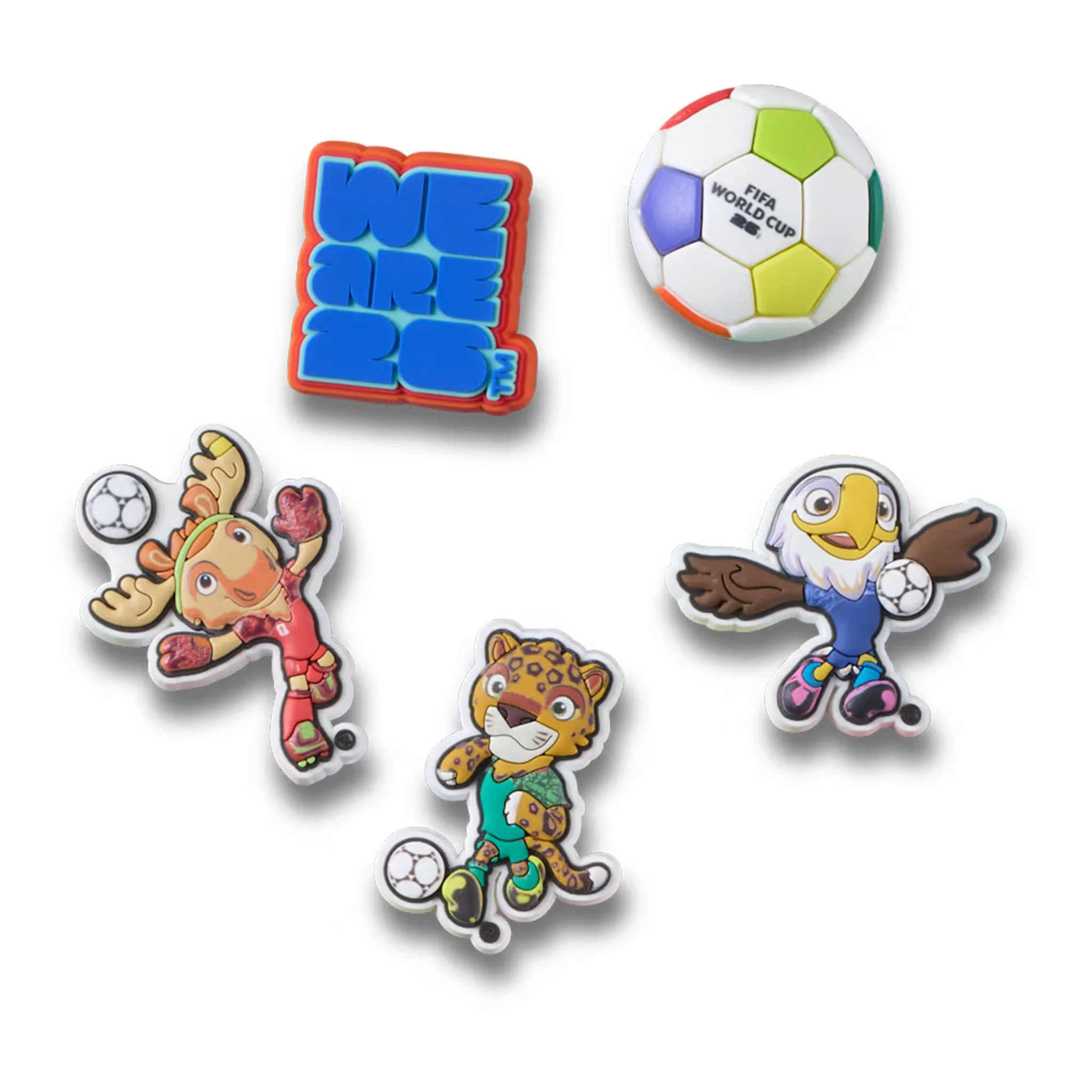 Paquet de 5 Jibbitz FIFA 2026 - Image 3