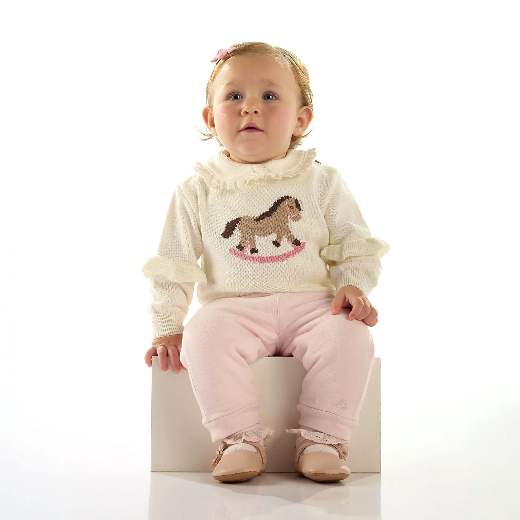 Pull Tricot Cheval 3-24mois - Image 2