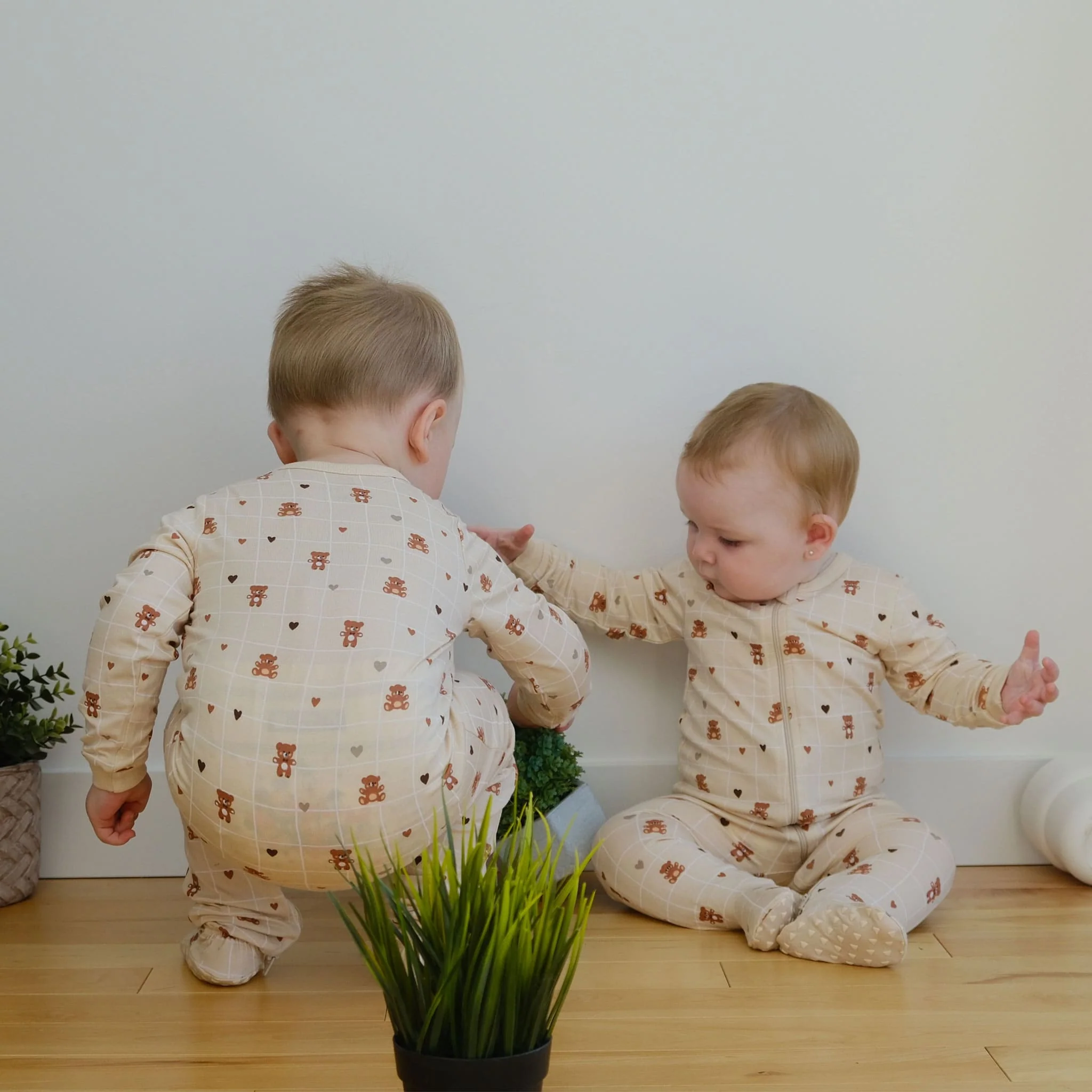Pyjama Carreaux Ours 0-30mois - Image 3