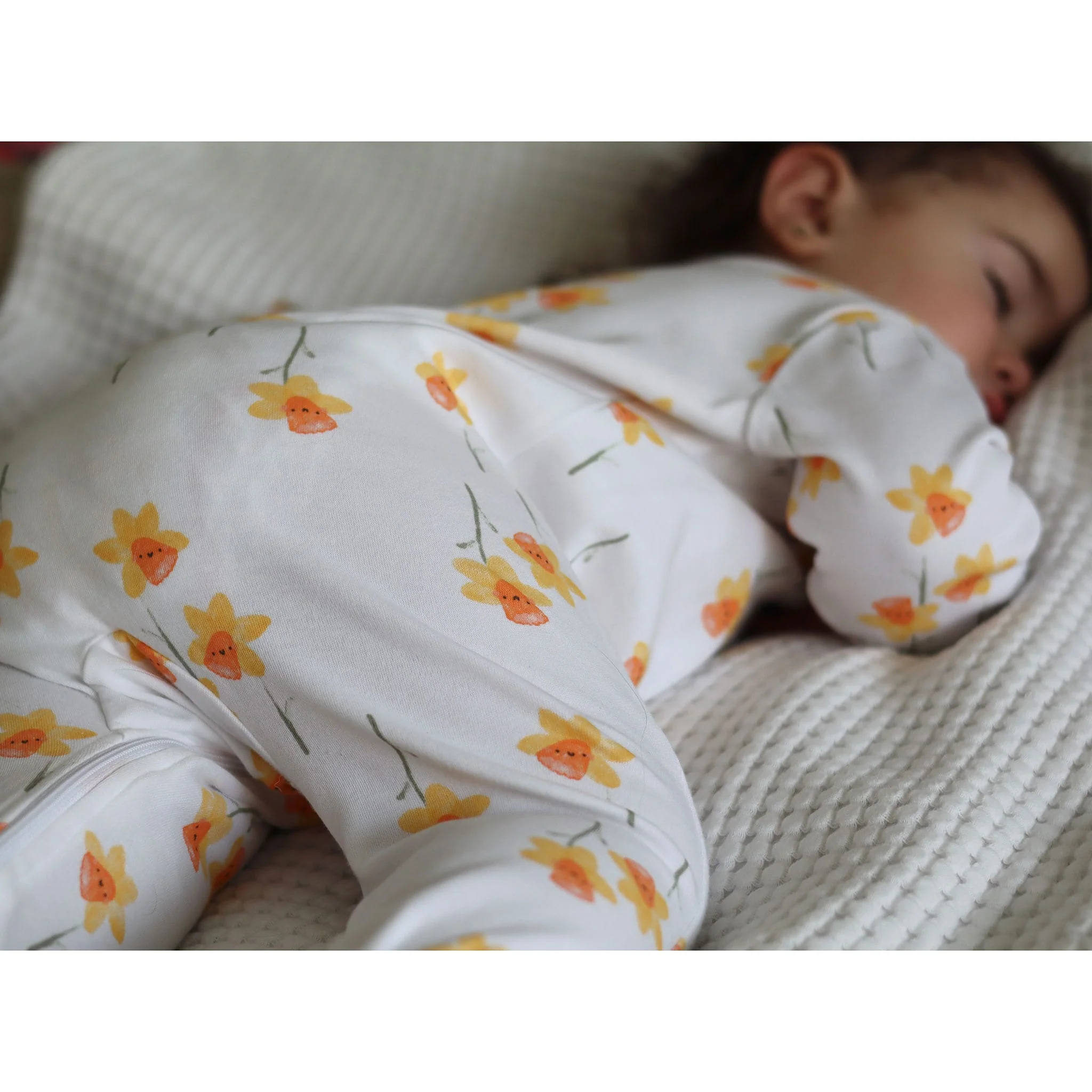 Pyjama Fleurs Jonquilles 0-30mois - Image 5