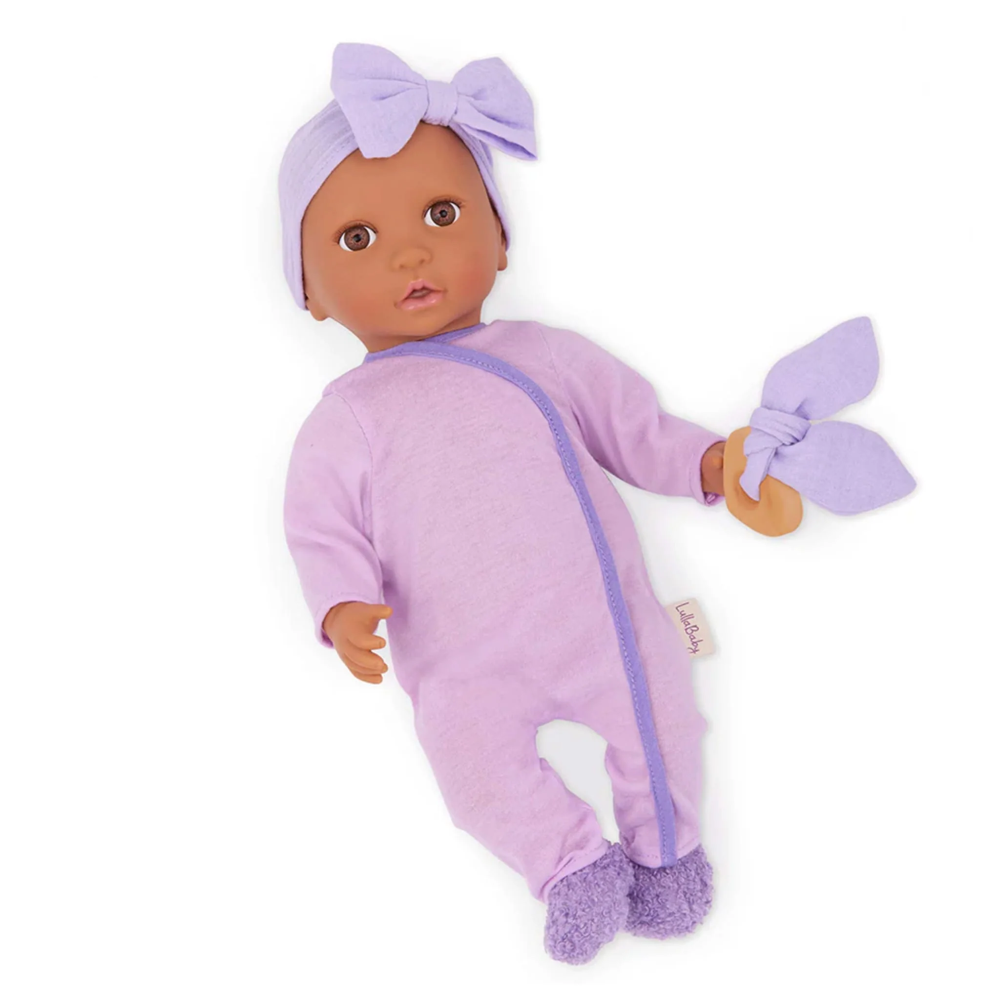 Pyjama Mauve Avec Pantoufles - Image 2