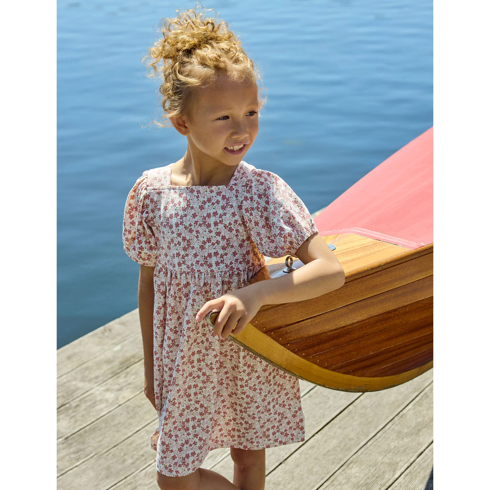 Robe Imprimée Fleurs 2-7ans - Image 6