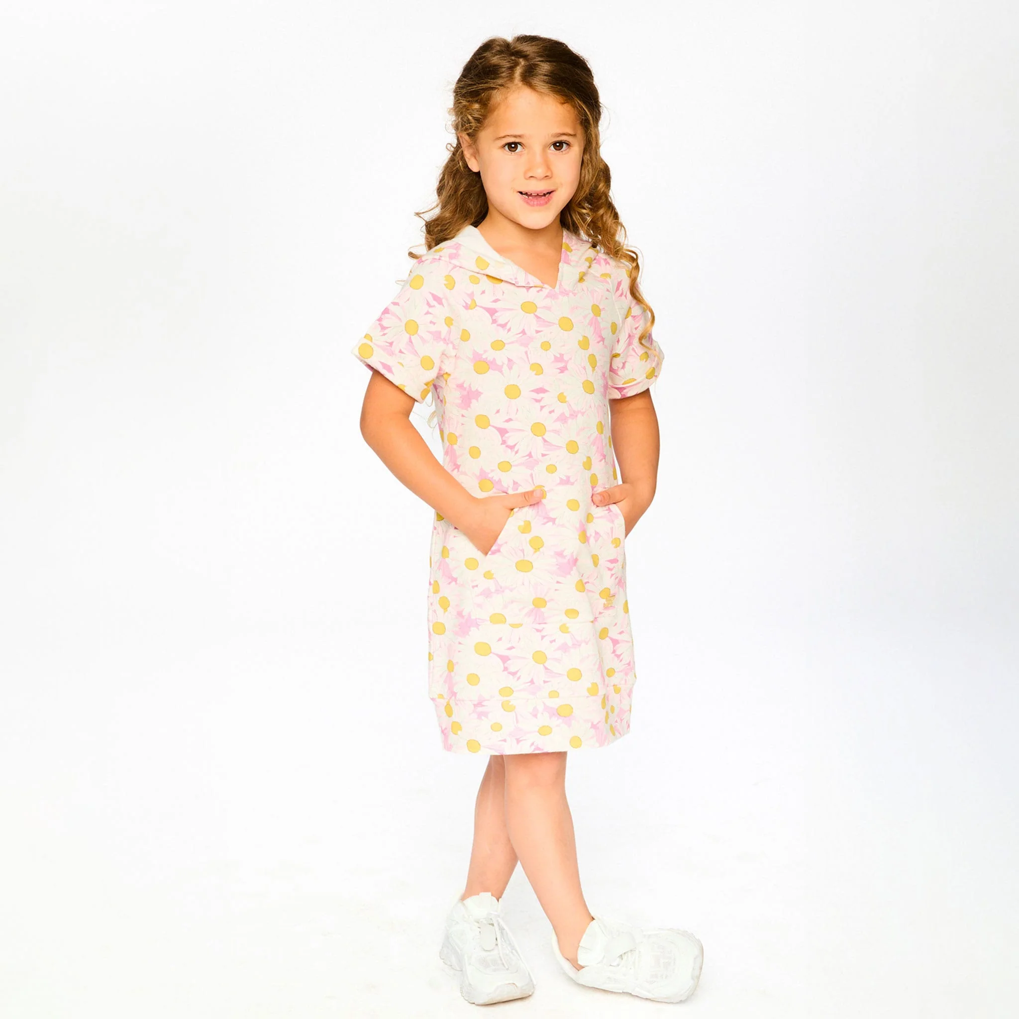 Robe Ouaté Marguerites 7-10ans - Image 2