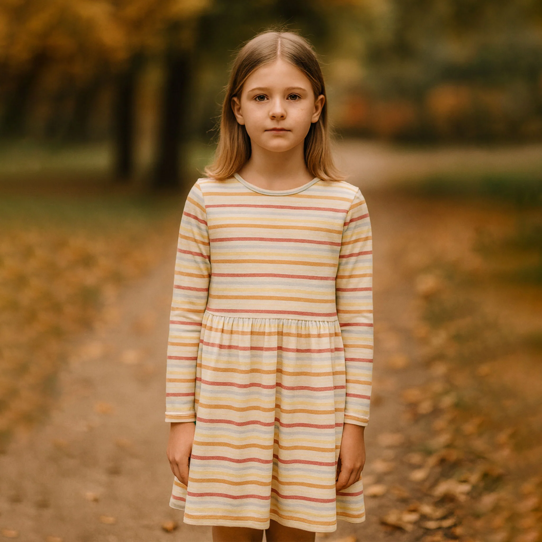 Robe Rayée 2-8ans - Image 2