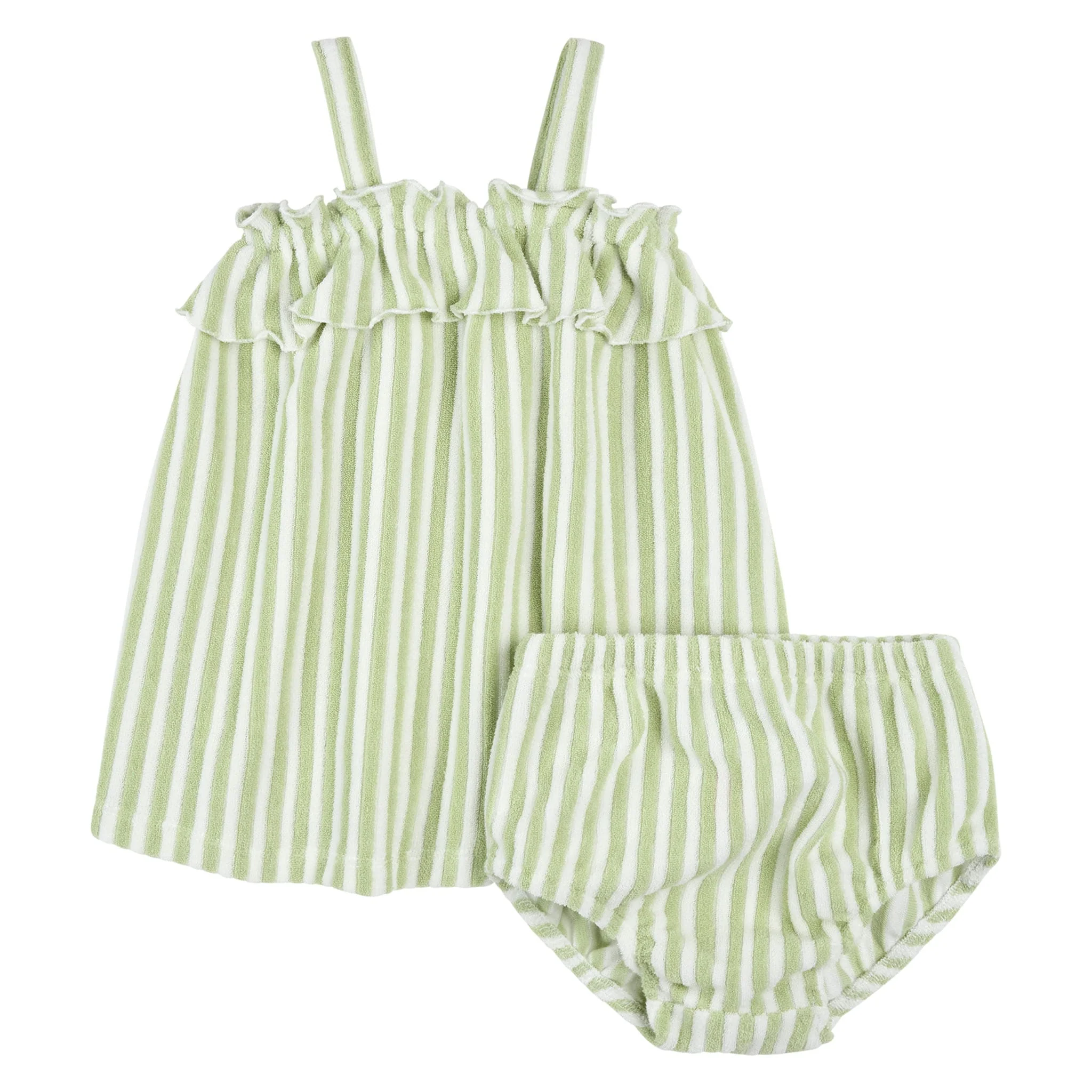 Robe Rayée Pêches 3-24mois