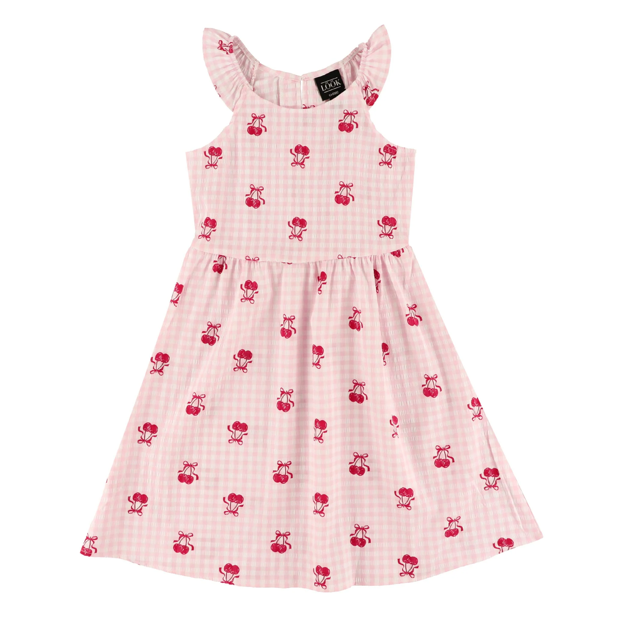 Robe Vichy Cerises 7-14ans