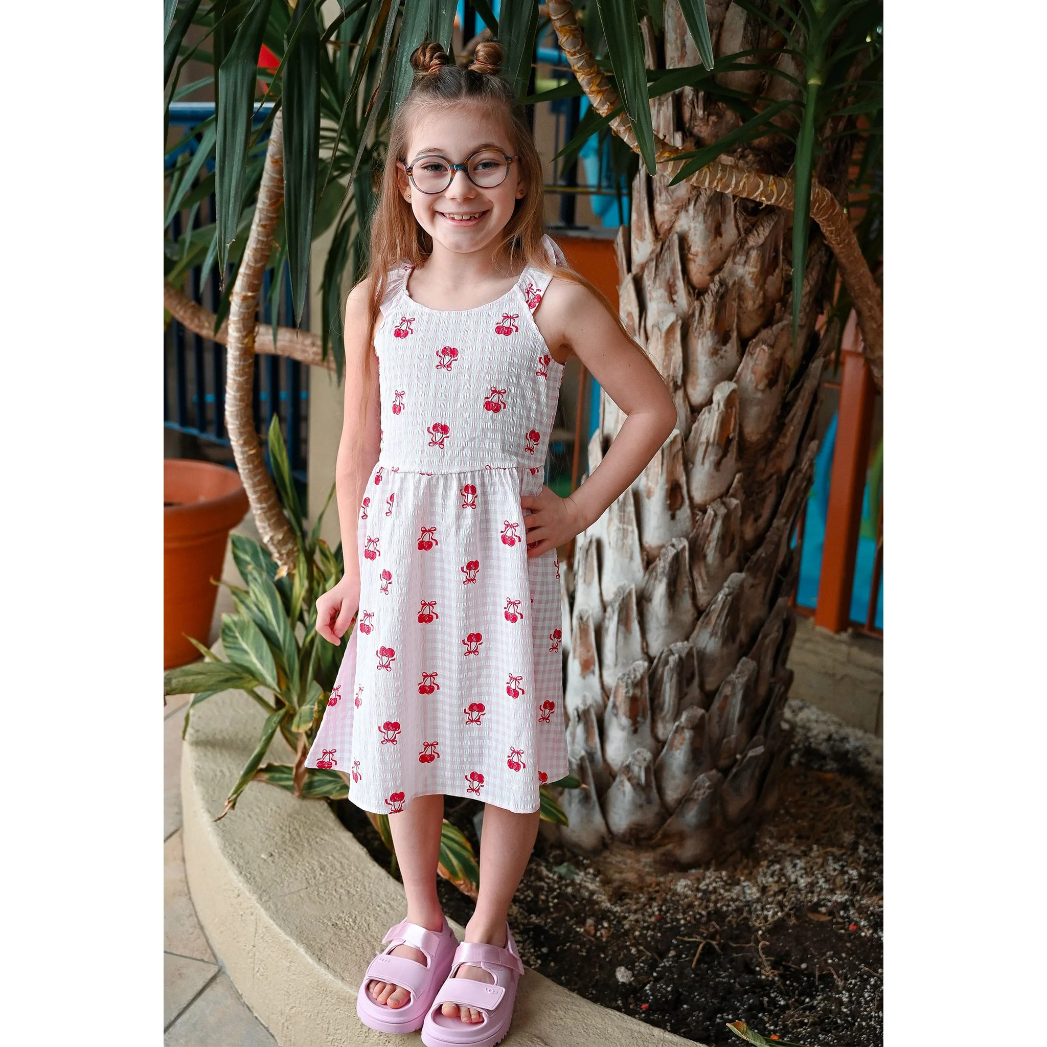 Robe Vichy Cerises 7-14ans - Image 6