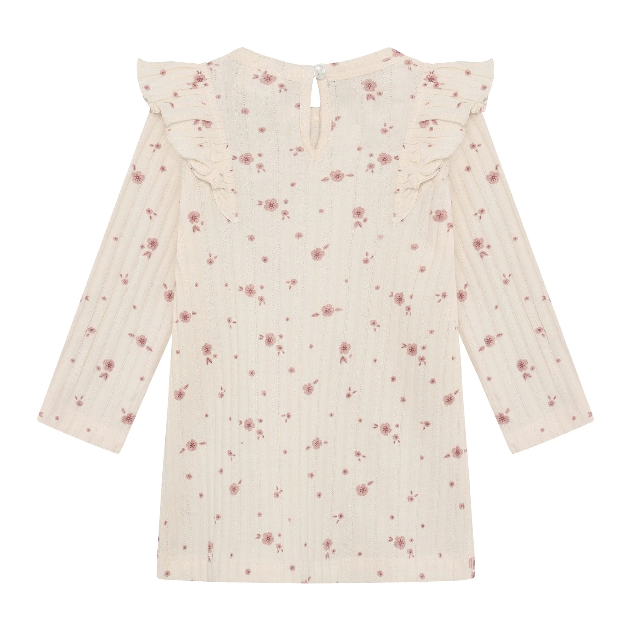 Robe Volant Fleurs 6-24mois - Image 2