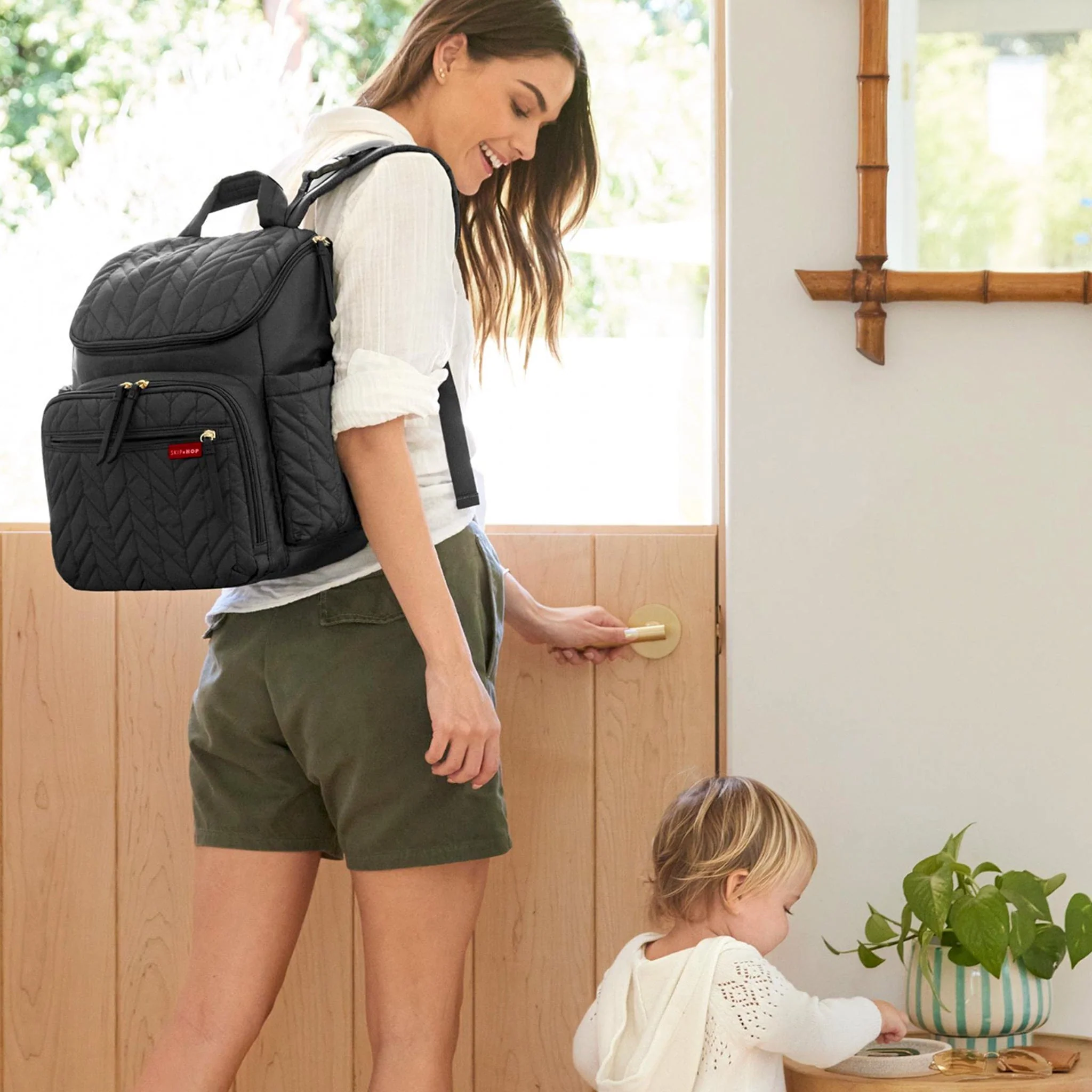 Sac à Couches à dos Forma - Noir - Image 2