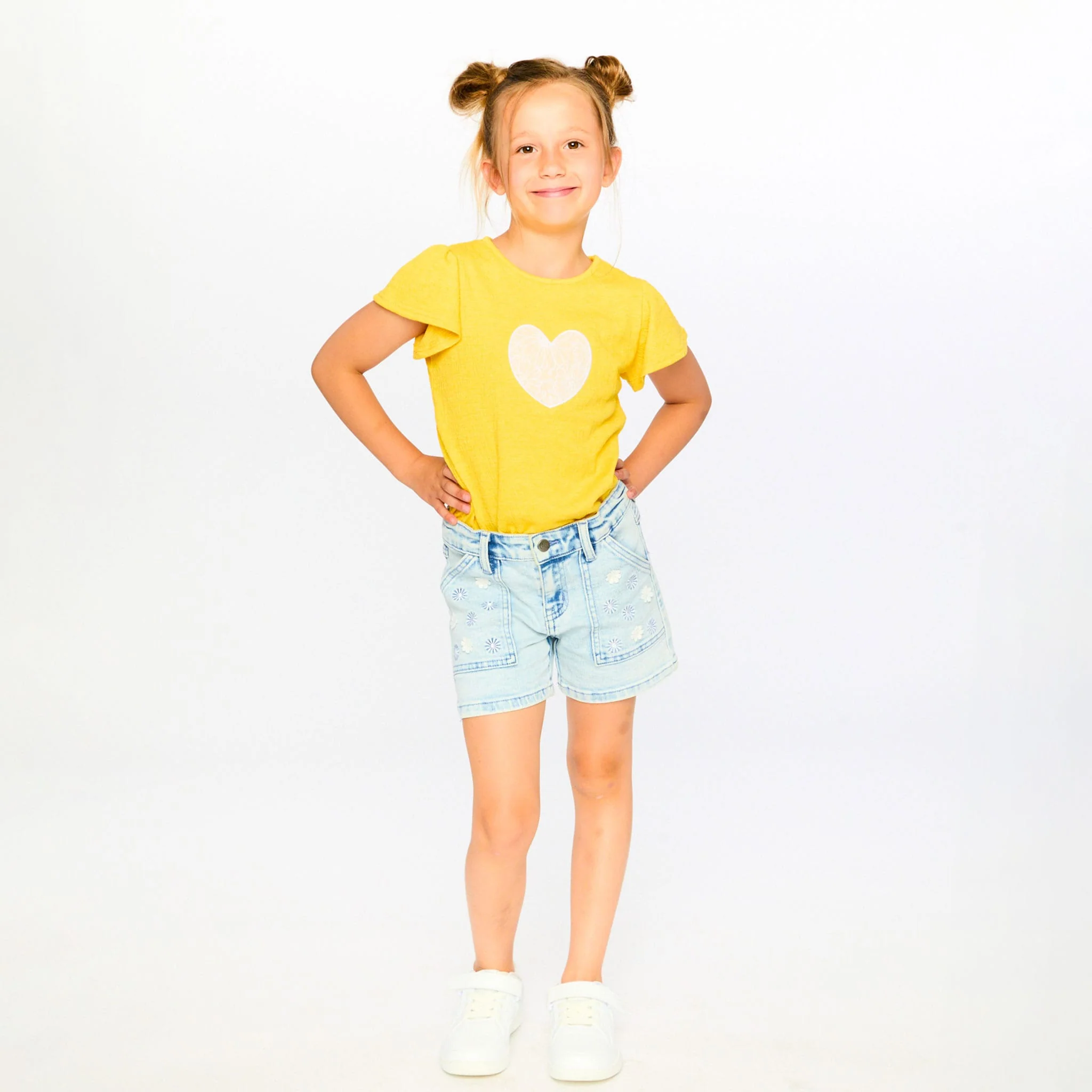 Short Denim Marguerites 7-10ans - Image 2