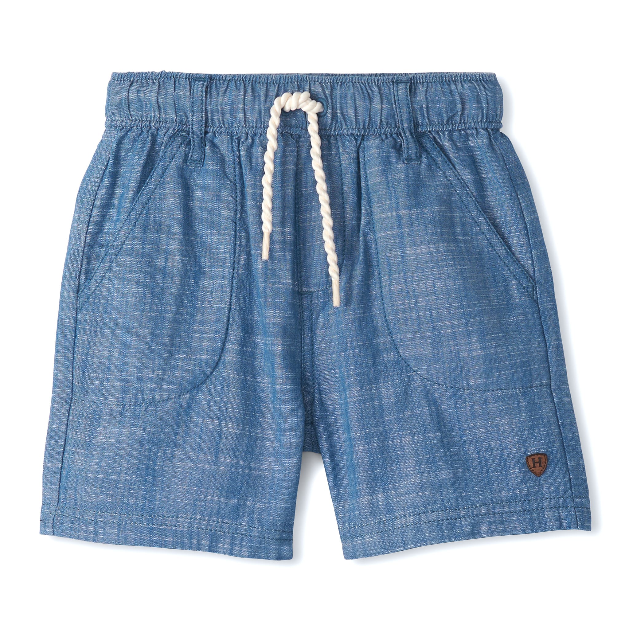 Short Pull On Chambray 3-24mois