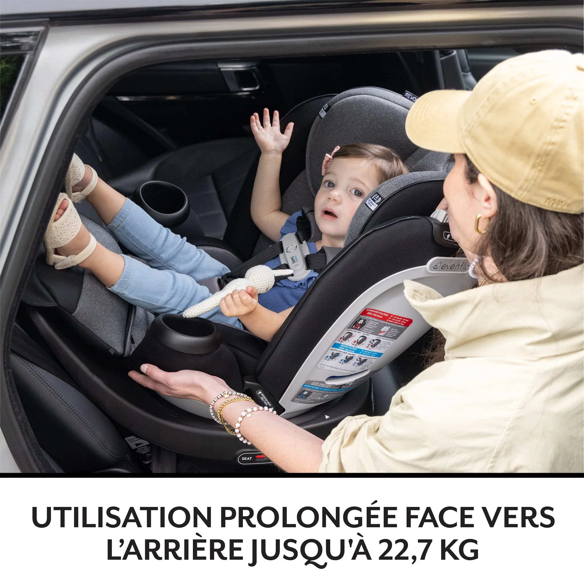 Siège d'Auto Pivotant Evenflo® Gold Revolve360™ Extend - Moonstone - Image 13