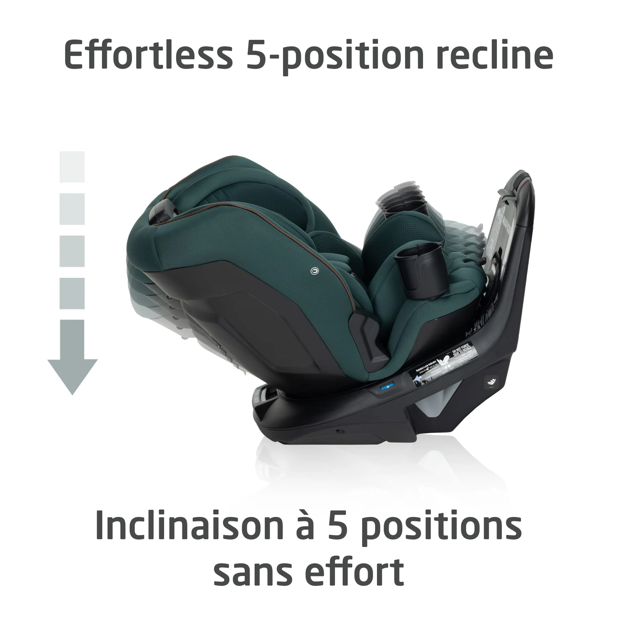 Siège d’Auto Tout-en-un Rotatif Andi 360°- Authentic Vert - Image 9