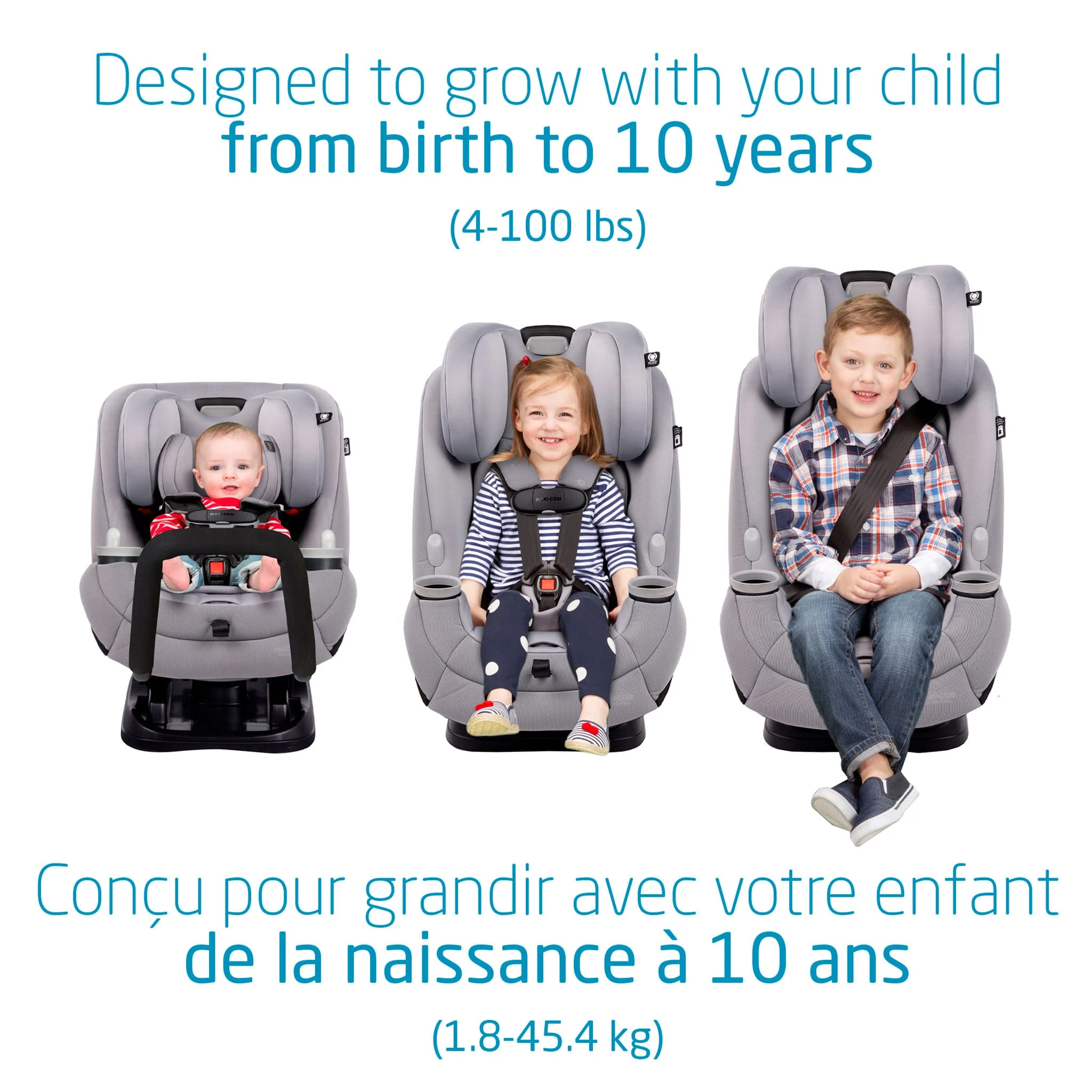 Siège d'Auto Pria All-in-one 4-100lb - Essential Vert - Image 17