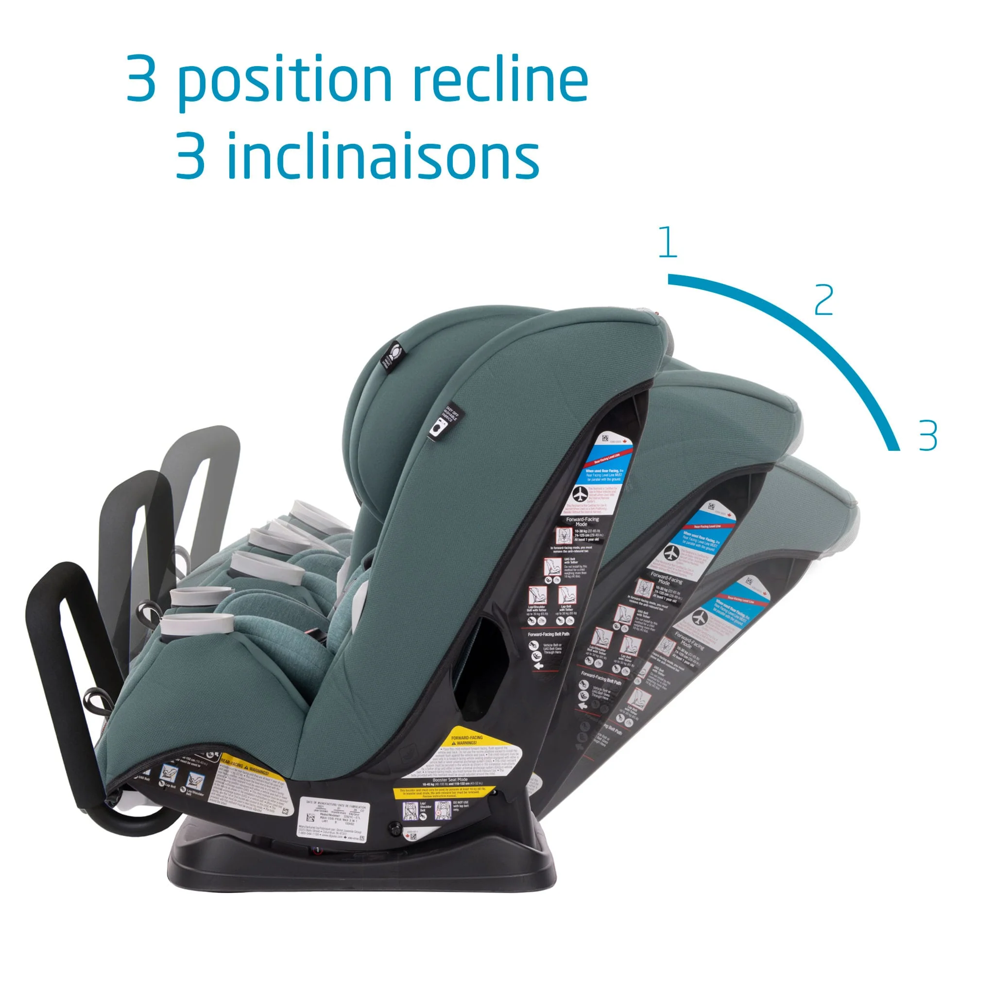 Siège d'Auto Pria All-in-one 4-100lb - Essential Vert - Image 6