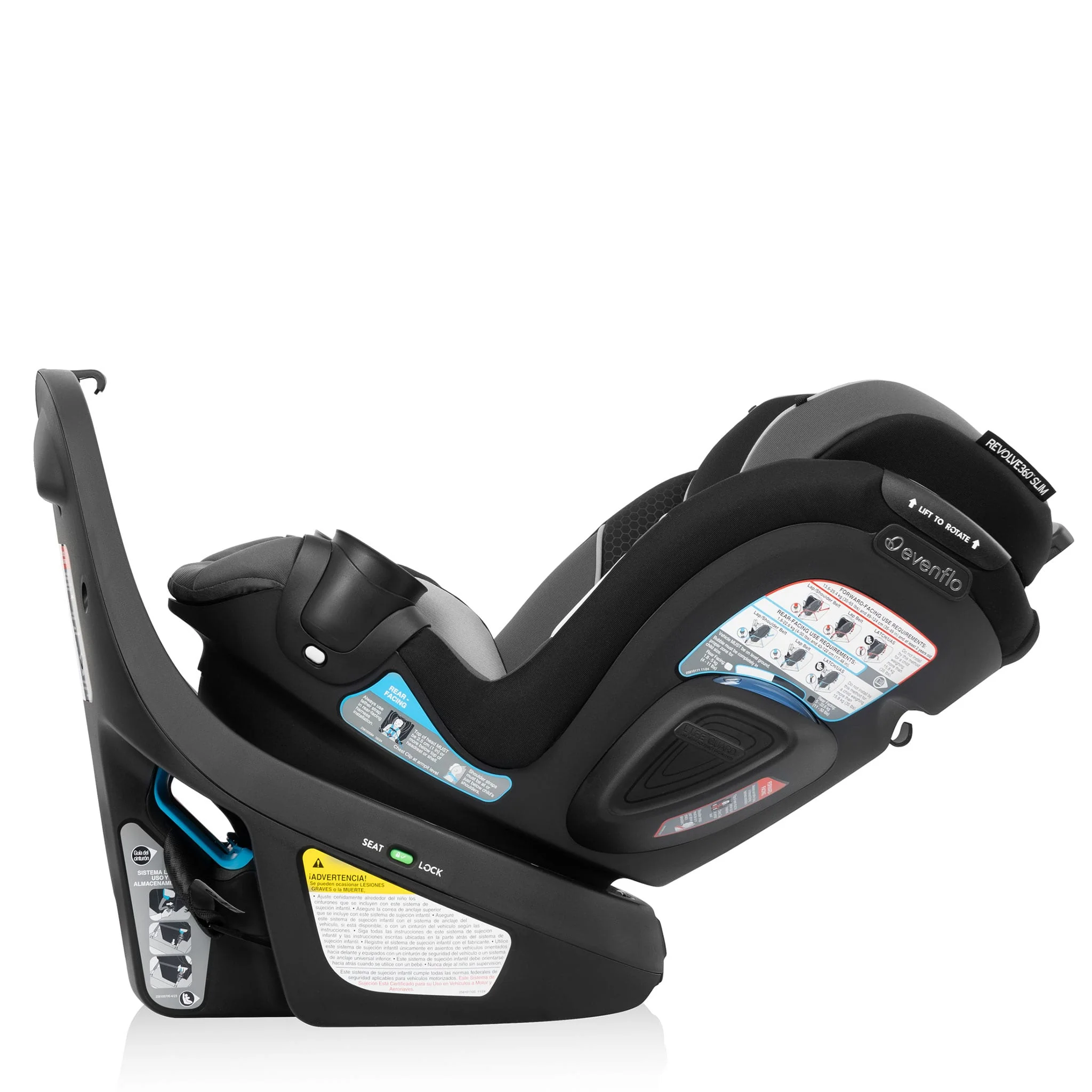 Siège d’Auto Rotatif Revolve360™ Slim 2-en-1 - Noir - Image 14
