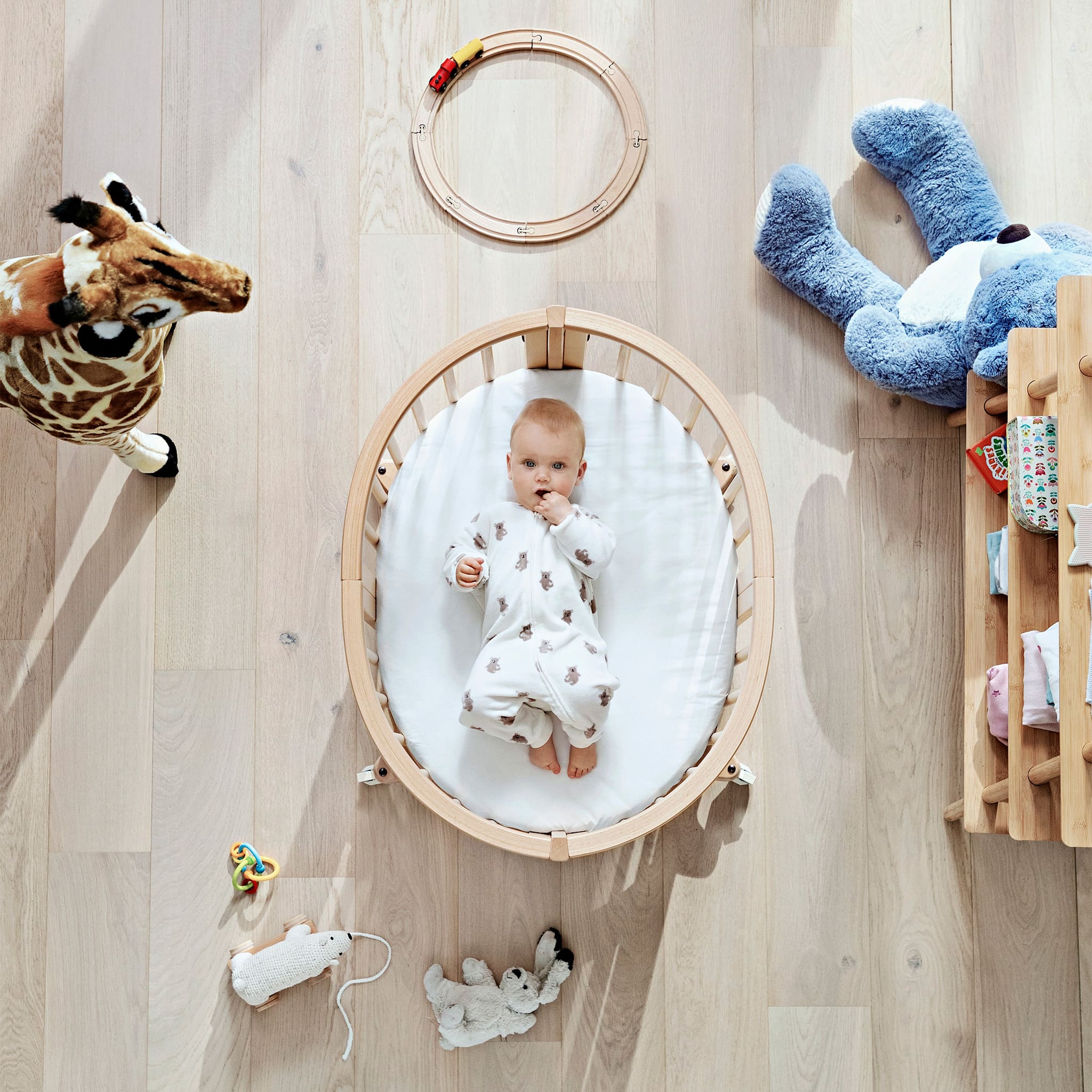Mini Couchette Stokke® Sleepi™ V3 avec Matelas - Naturel - Image 8
