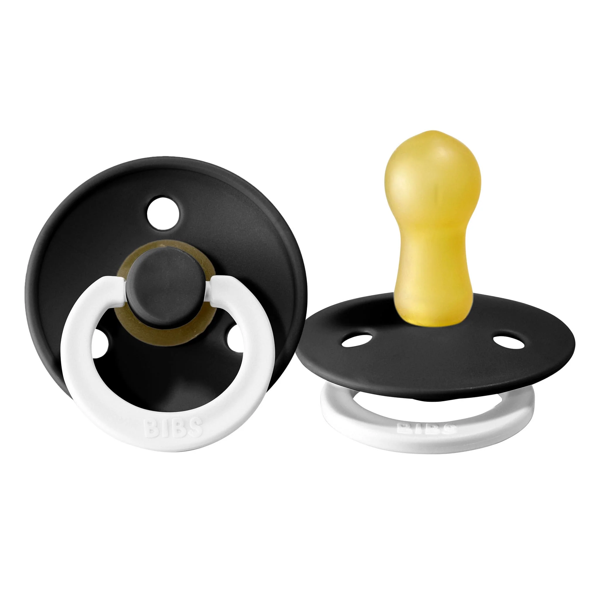 Suce Bibs (2) 0-6mois - Glow Noir (Grandeur 1)