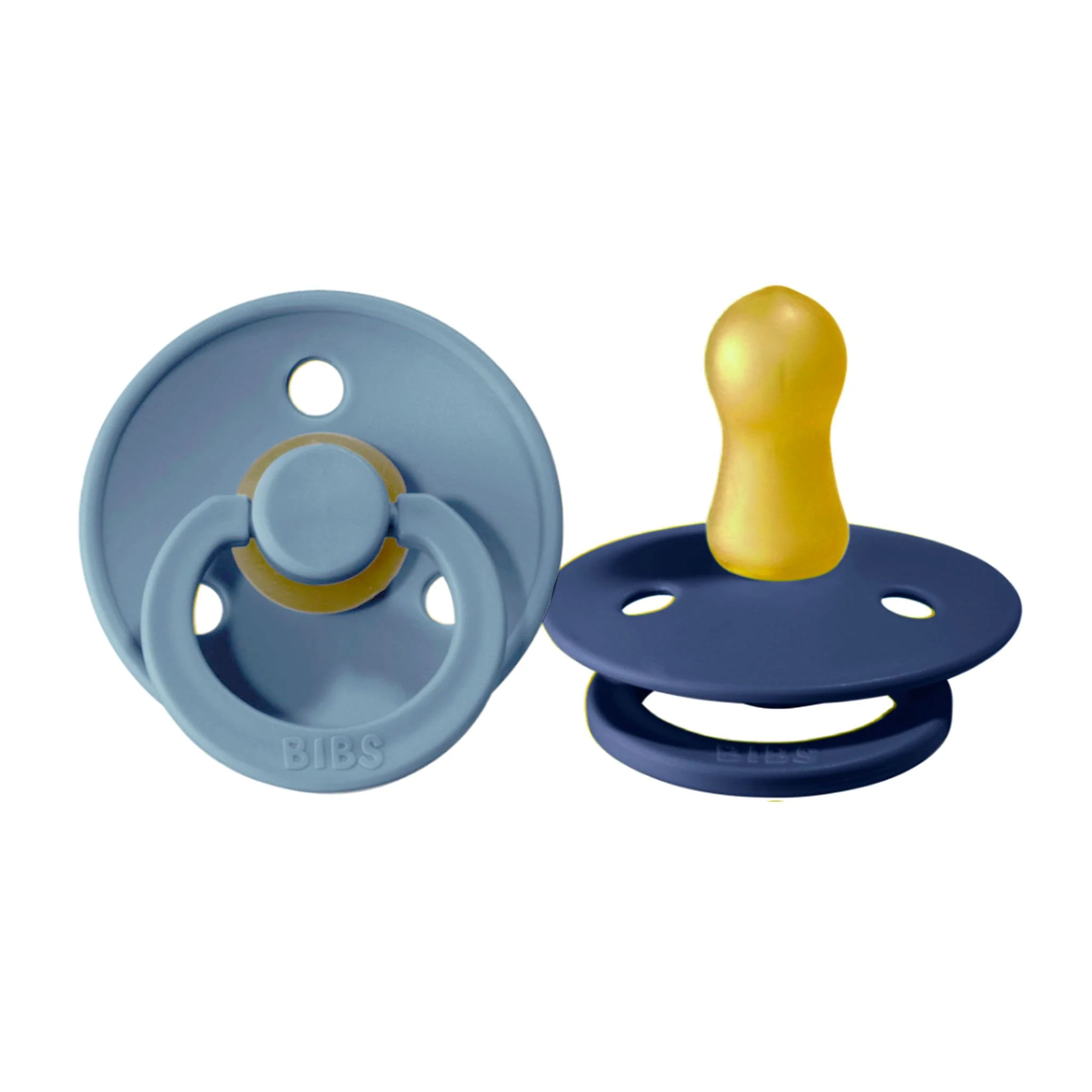 Suce Bibs (2) 0-6mois - Marine / Petrol (Grandeur 1)