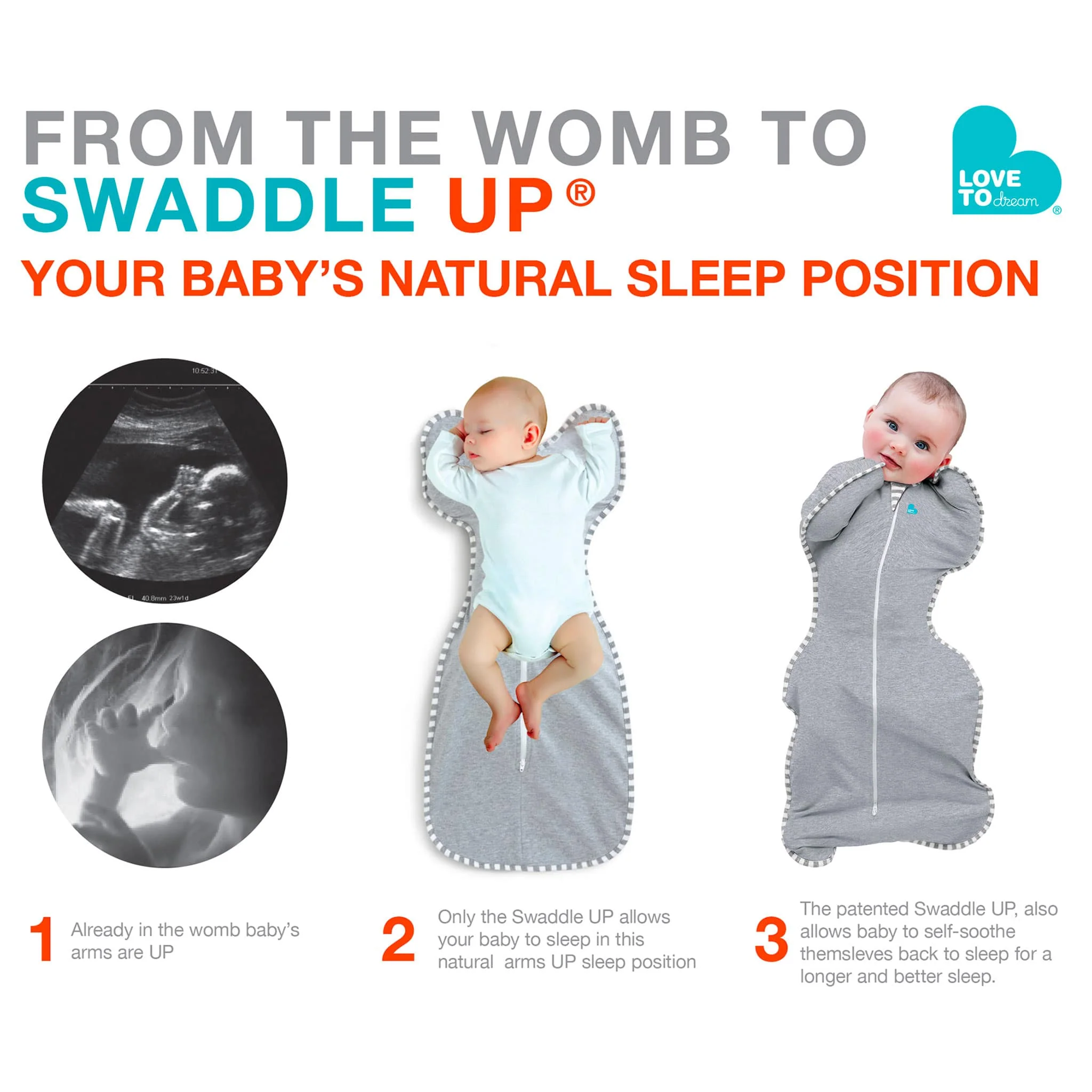 Swaddle Up Original Small 8-13lb - Gris - Image 11