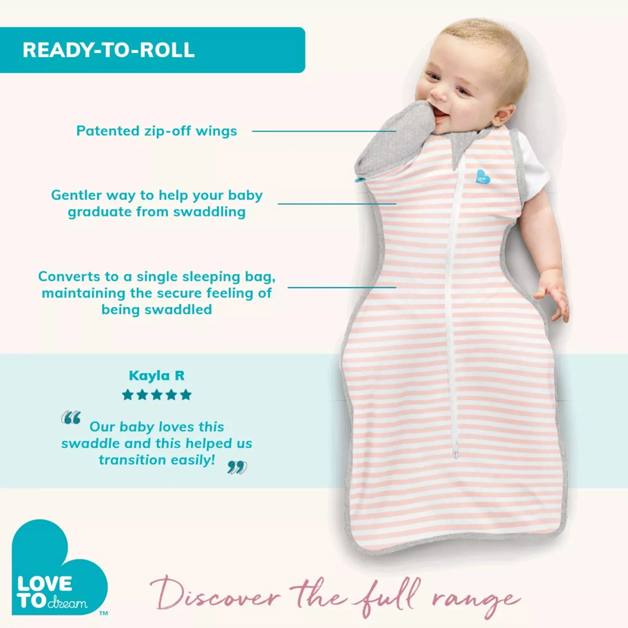 Swaddle Up Transition Large 19-24lb - Original - Image 6